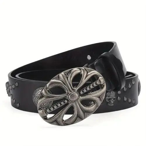 Japanese Brand Vintage Belt Riveted 110cm Size ONE SIZE - 4 Thumbnail