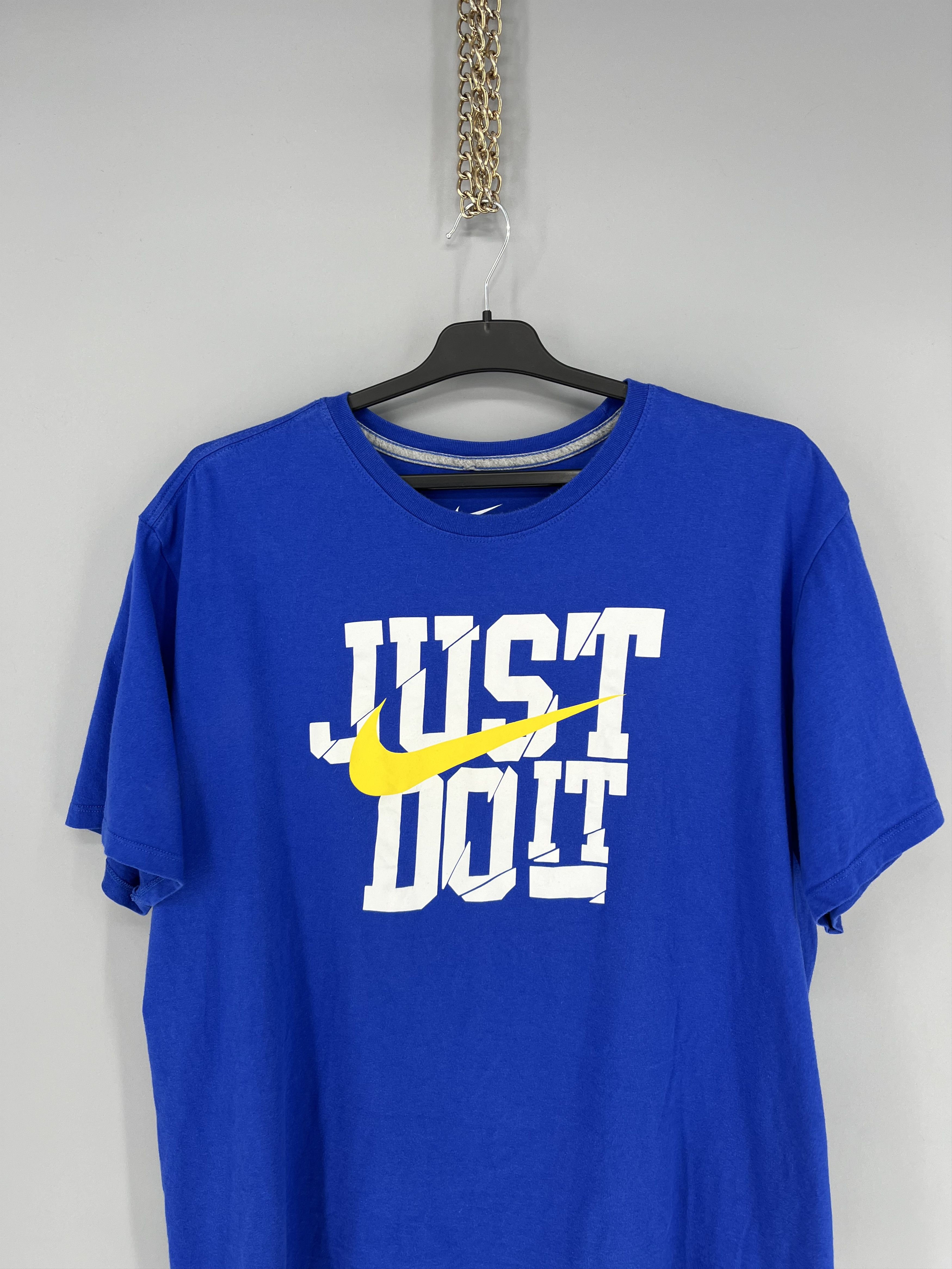 Nike × Vintage Vintage 90s NIKE JUST DO IT SWOOSH Tee Streetwear Y2K Style Size US XXL / EU 58 / 5 - 6 Thumbnail