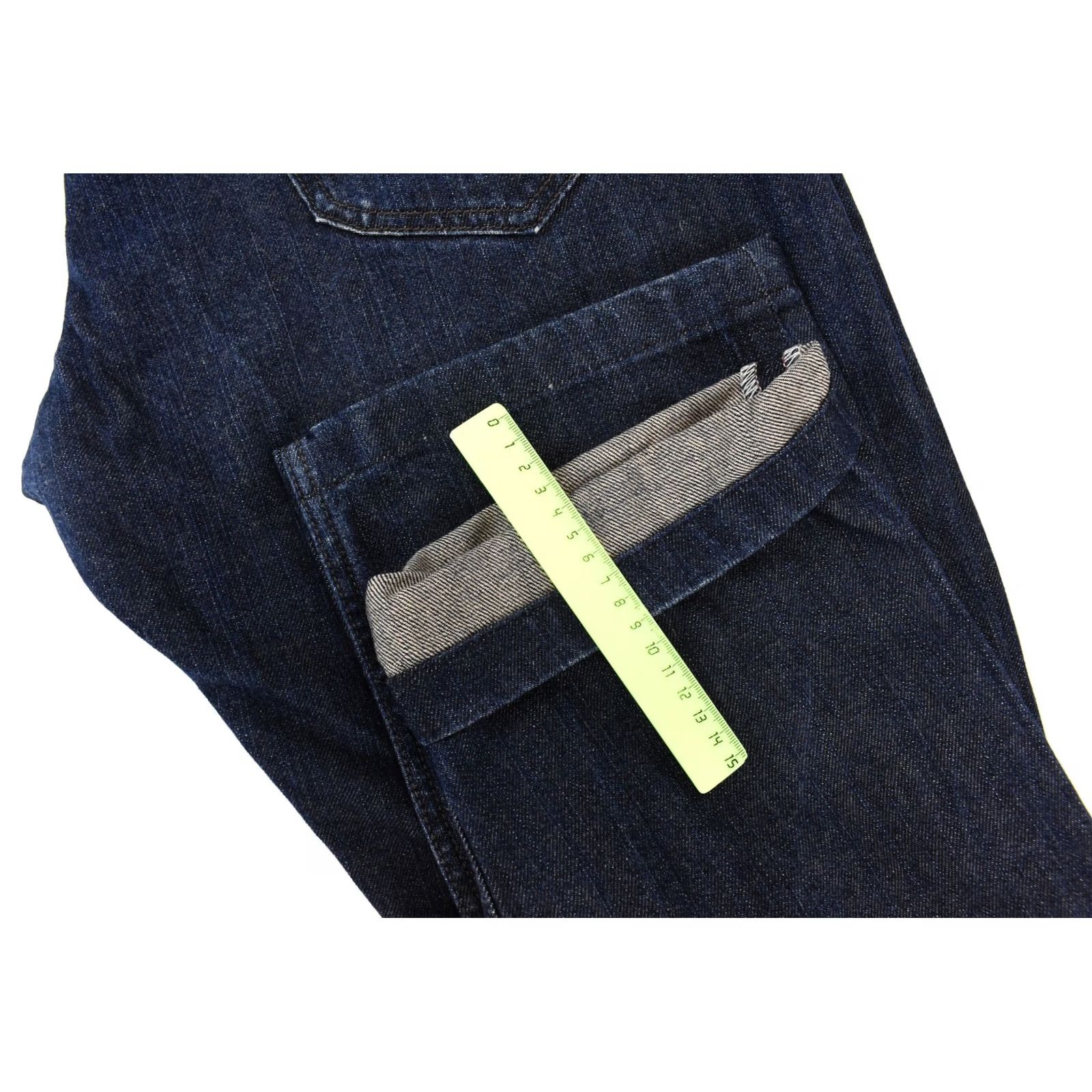 Timberland TIMBERLAND Jeans Men's Tilt Regular Fit Zip Fly Dark Blue Casual W36 Regular Size US 36 / EU 52 - 8 Thumbnail