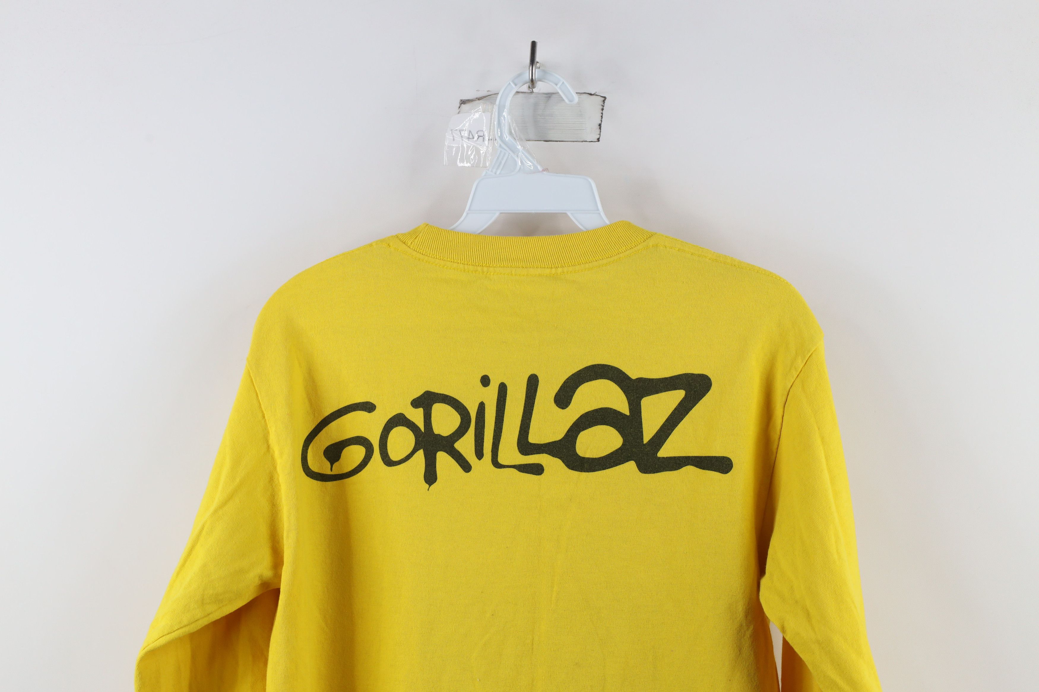 Vintage Vintage Out The Gorillaz Band Long Sleeve T-Shirt Yellow Size US XS / EU 42 / 0 - 12 Thumbnail