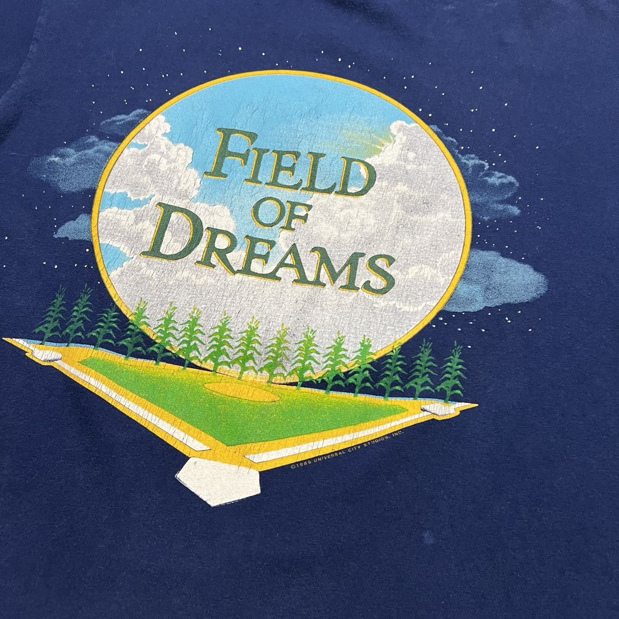 Hanes × Vintage Vintage 80s Field of Dreams Movie Promo Graphic Tee USA Made Size US XL / EU 56 / 4 - 3 Thumbnail