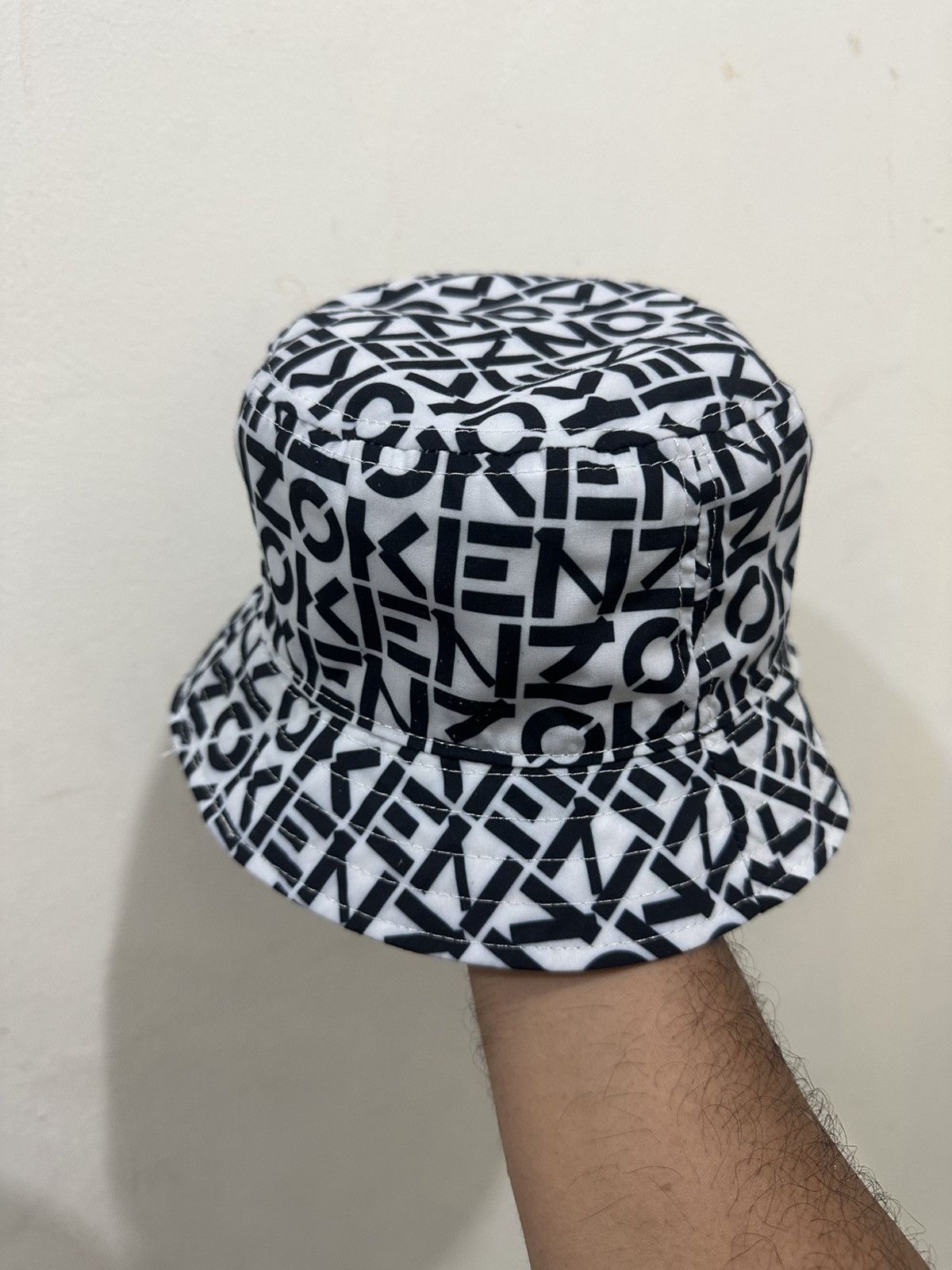 Kenzo Kenzo Reversible Monogram Bucket Hat Size ONE SIZE - 3 Thumbnail