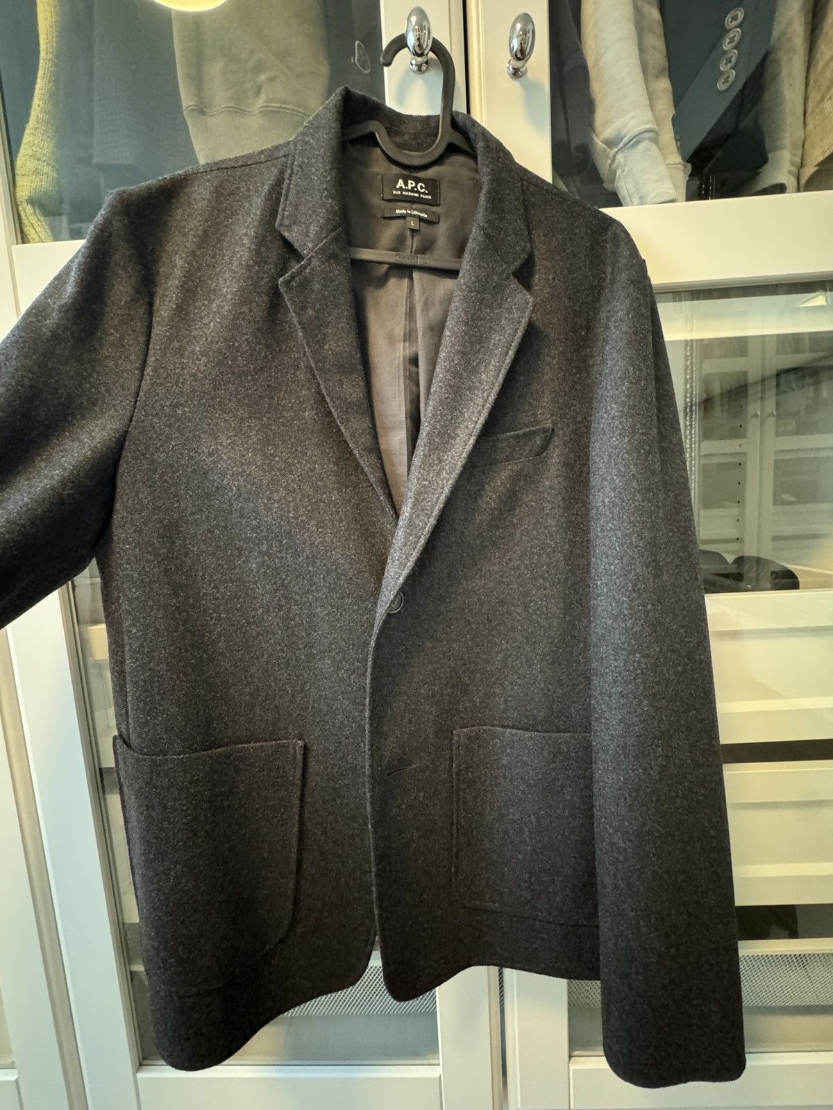 A.P.C. A.P.C. Blazer with Patch Pockets Size 52L - 2 Thumbnail