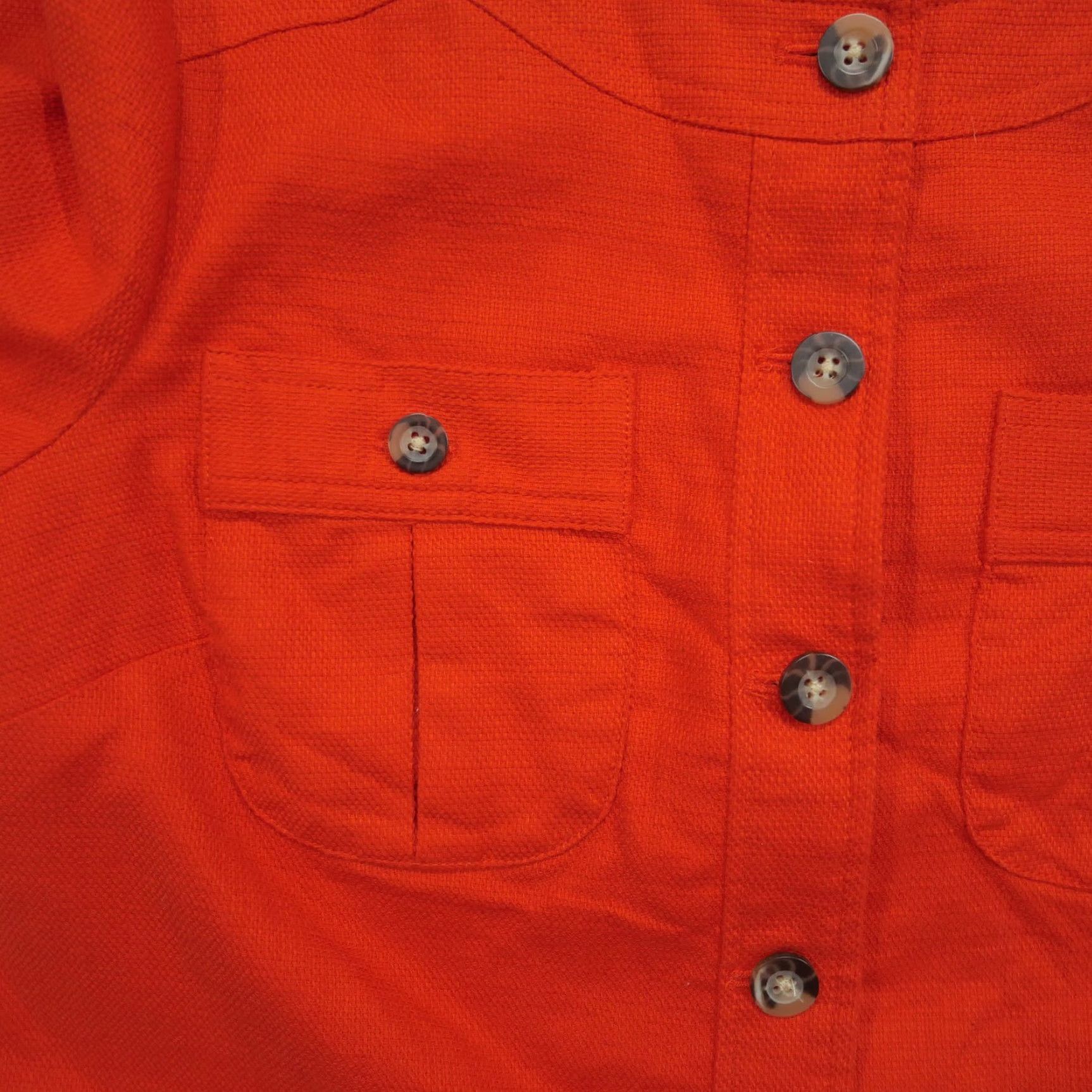 Boden **Womens Boden Orange Button Jacket Regular Fit** User: **Regular Fit Womens Boden Orange Button Jacket** Size M / US 6-8 / IT 42-44 - 3 Thumbnail