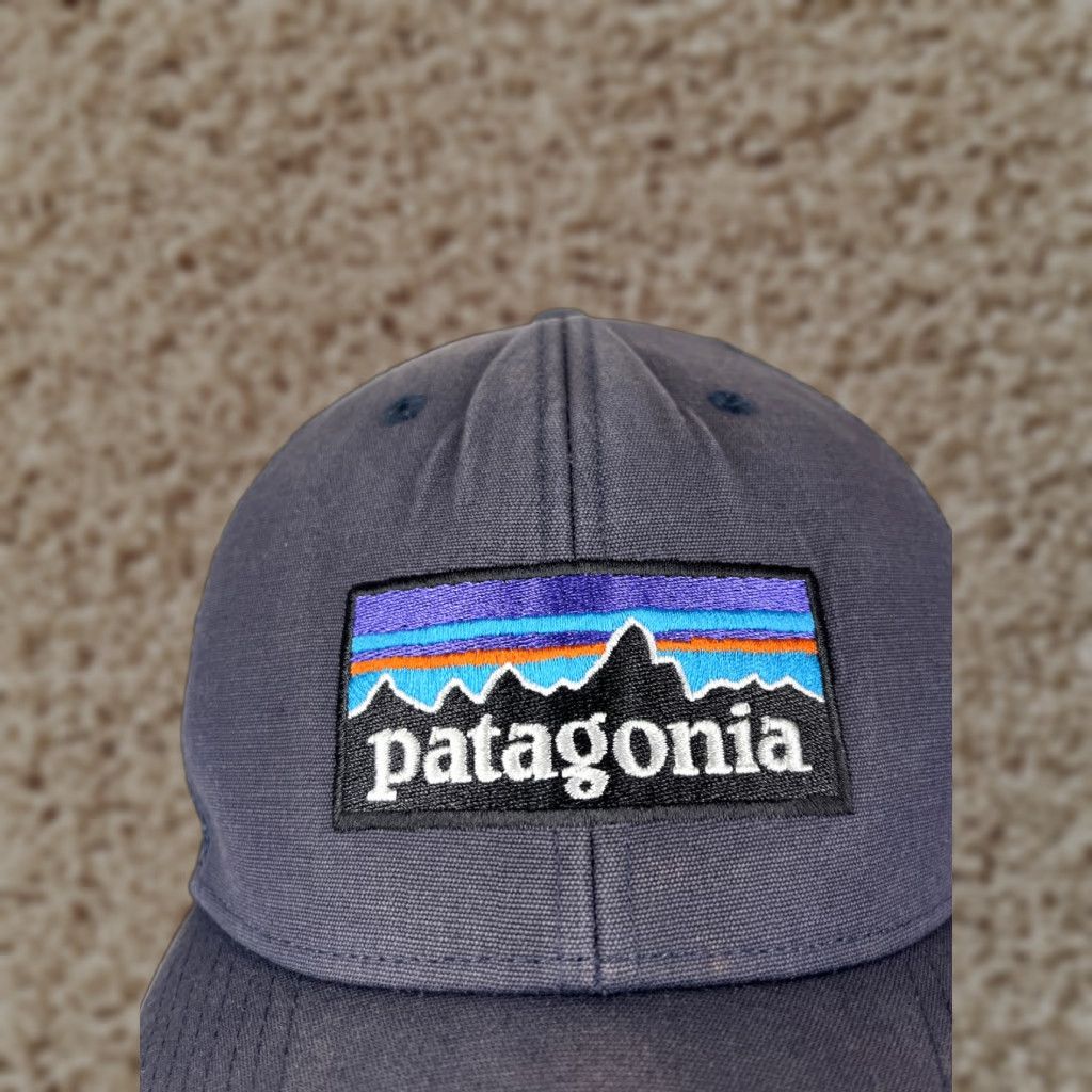 Patagonia Patagonia Hat Cap Snap Back Adult One Size Blue Fitz Roy Embroider Trucker Duck Hat/Cap Size ONE SIZE - 1 Thumbnail