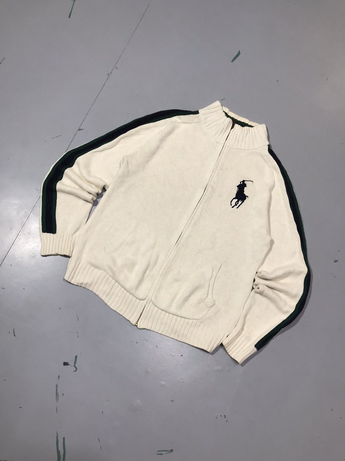 Polo Ralph Lauren Vintage polo big pony zipper sweater Size US XS / EU 42 / 0 - 3 Thumbnail
