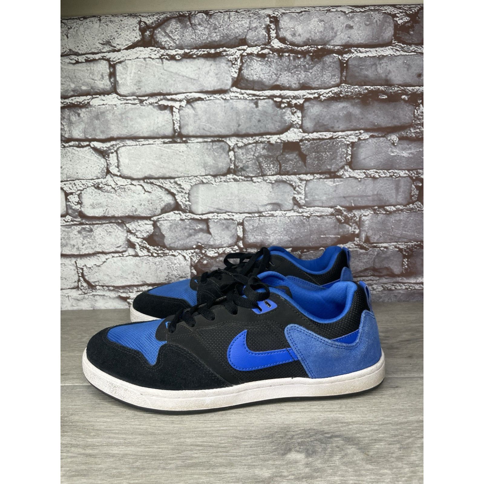 Nike Nike Alleyoop SB Royal Blue Black Synthetic Skate Shoes Men’ Size US 10.5 / EU 43-44 - 17 Thumbnail
