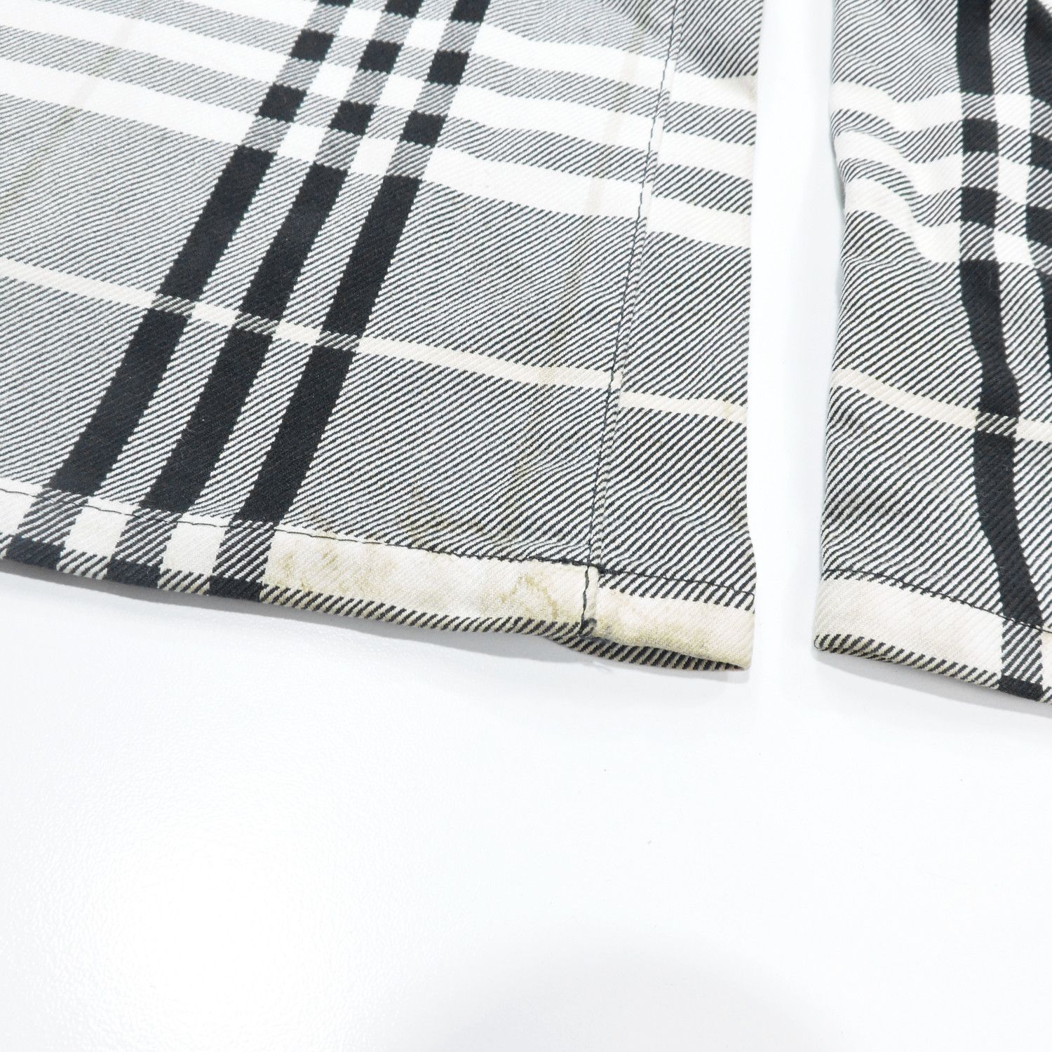 Burberry BURBERRY BLUE LABEL NOVA CHECK GREY BLACK LONG PANTS Size 25" / US 0 / IT 36 - 21 Thumbnail