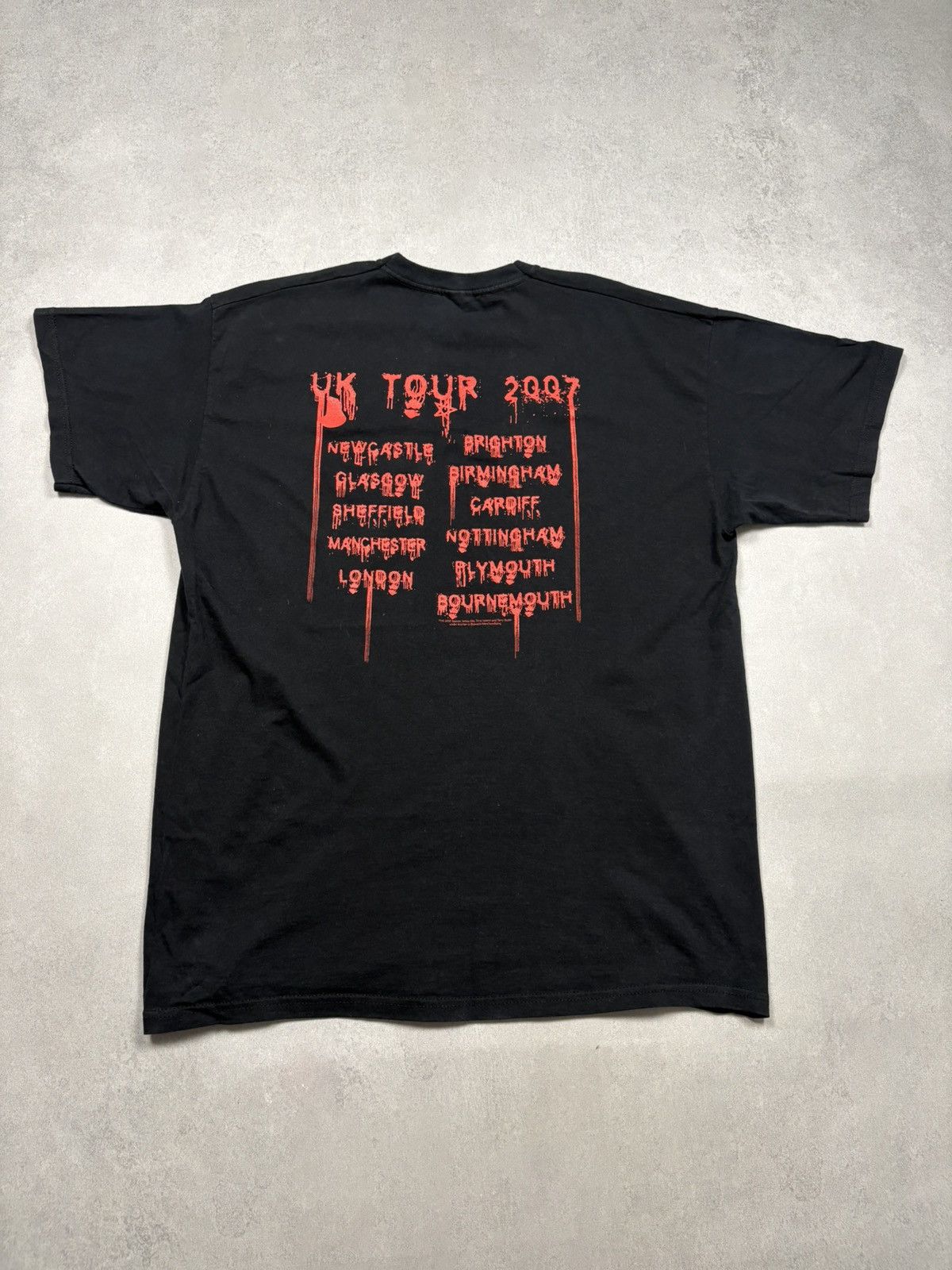 Band Tees Heaven & Hell Rules UK Tour 2007 Vintage Band T Shirt Rock Size US XL / EU 56 / 4 - 2 Thumbnail