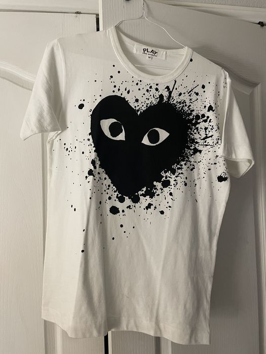 Cdg splatter outlet tee