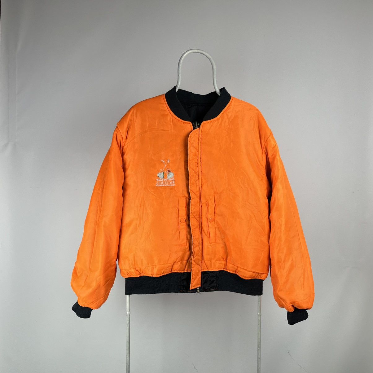 Band Tees Vintage STATUS QUO Bomber jacket MA-1 reversible Raf simons Size US L / EU 52-54 / 3 - 3 Thumbnail