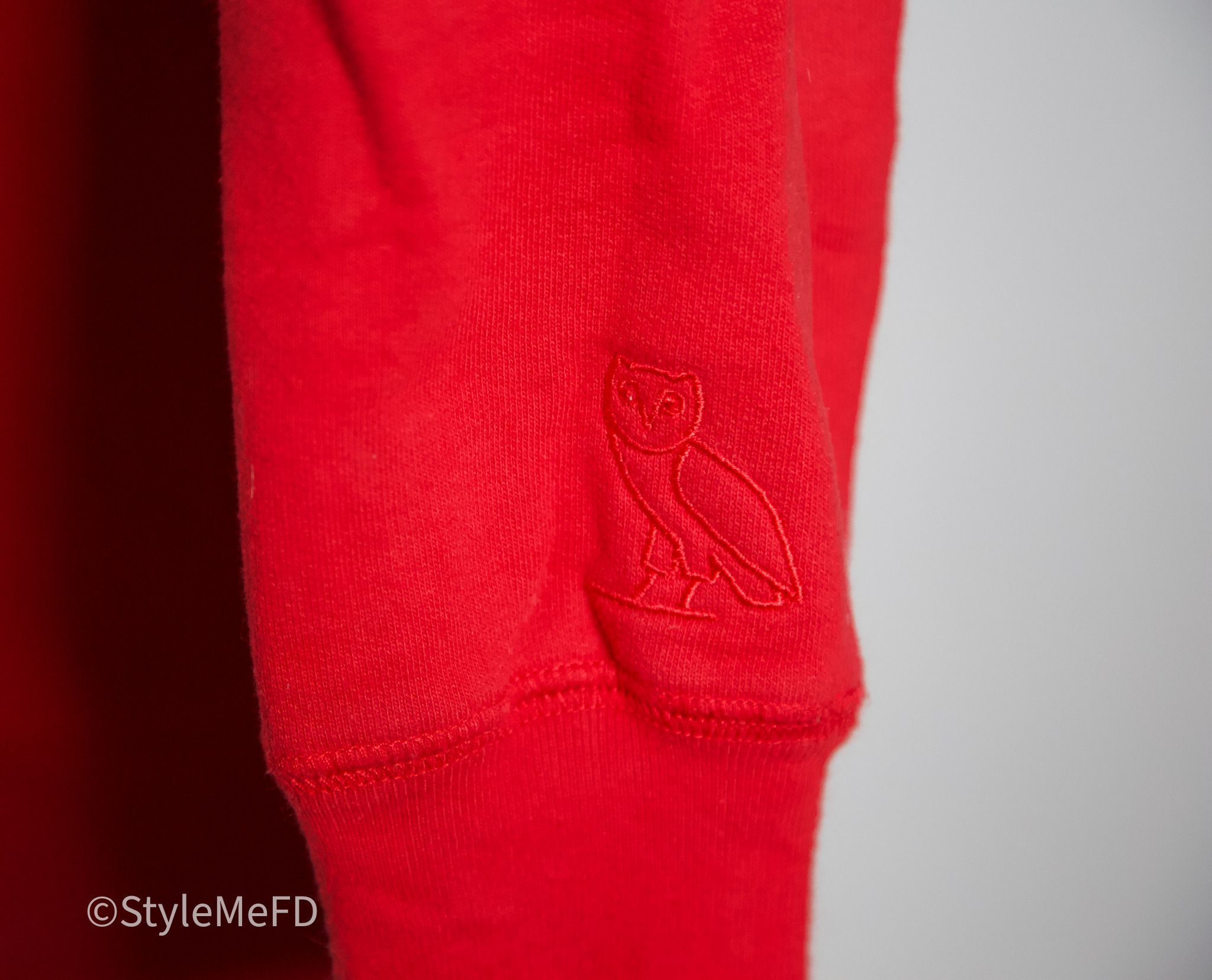 October's Very Own Men's OVO Red Hoodie w Embroidered Owl Logo Size US S / EU 44-46 / 1 - 7 Thumbnail