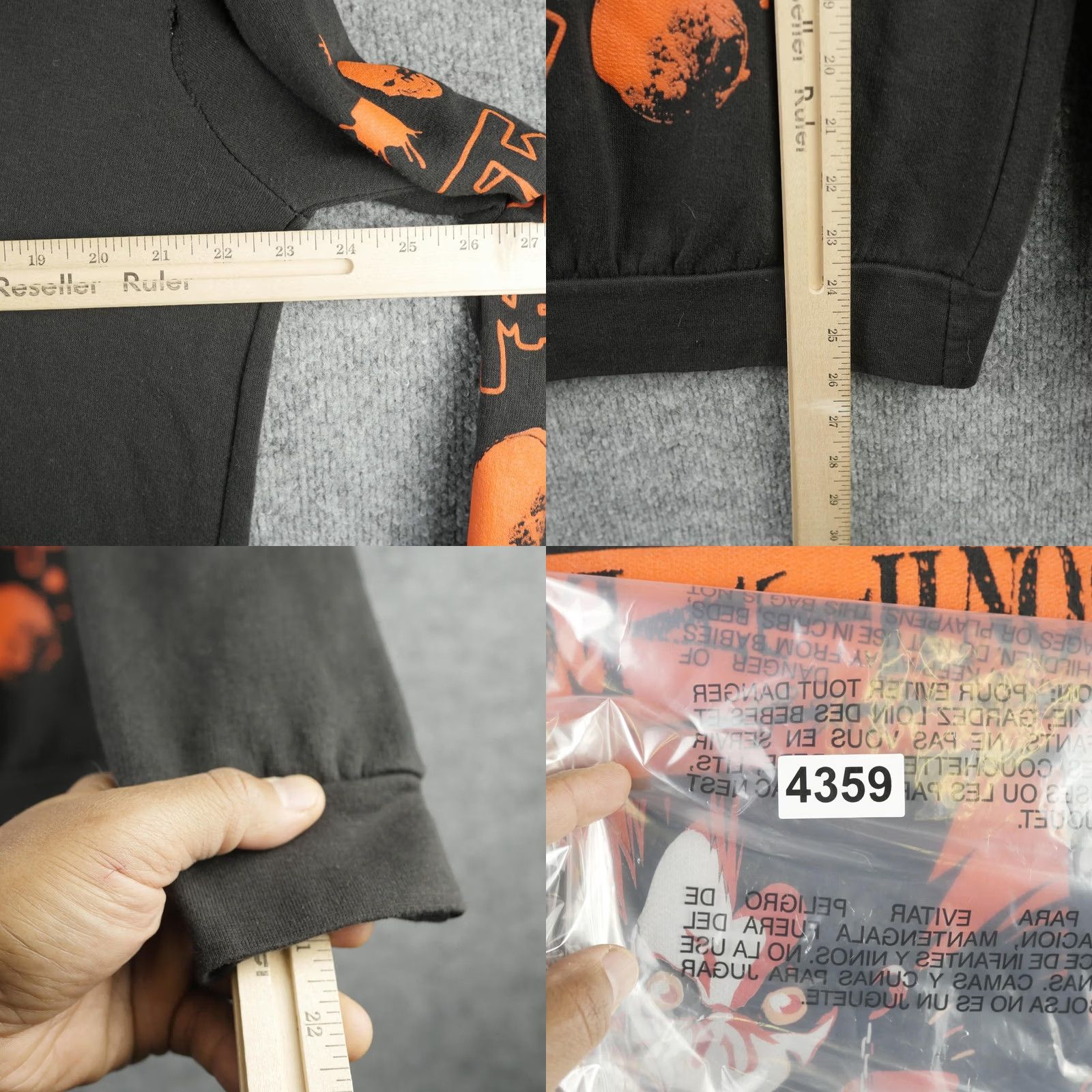 Ripple Junction Ripple Junction Sweatshirt Mens Small Black Death Note Ryuk Graphic Anime Flaw Size US S / EU 44-46 / 1 - 8 Thumbnail