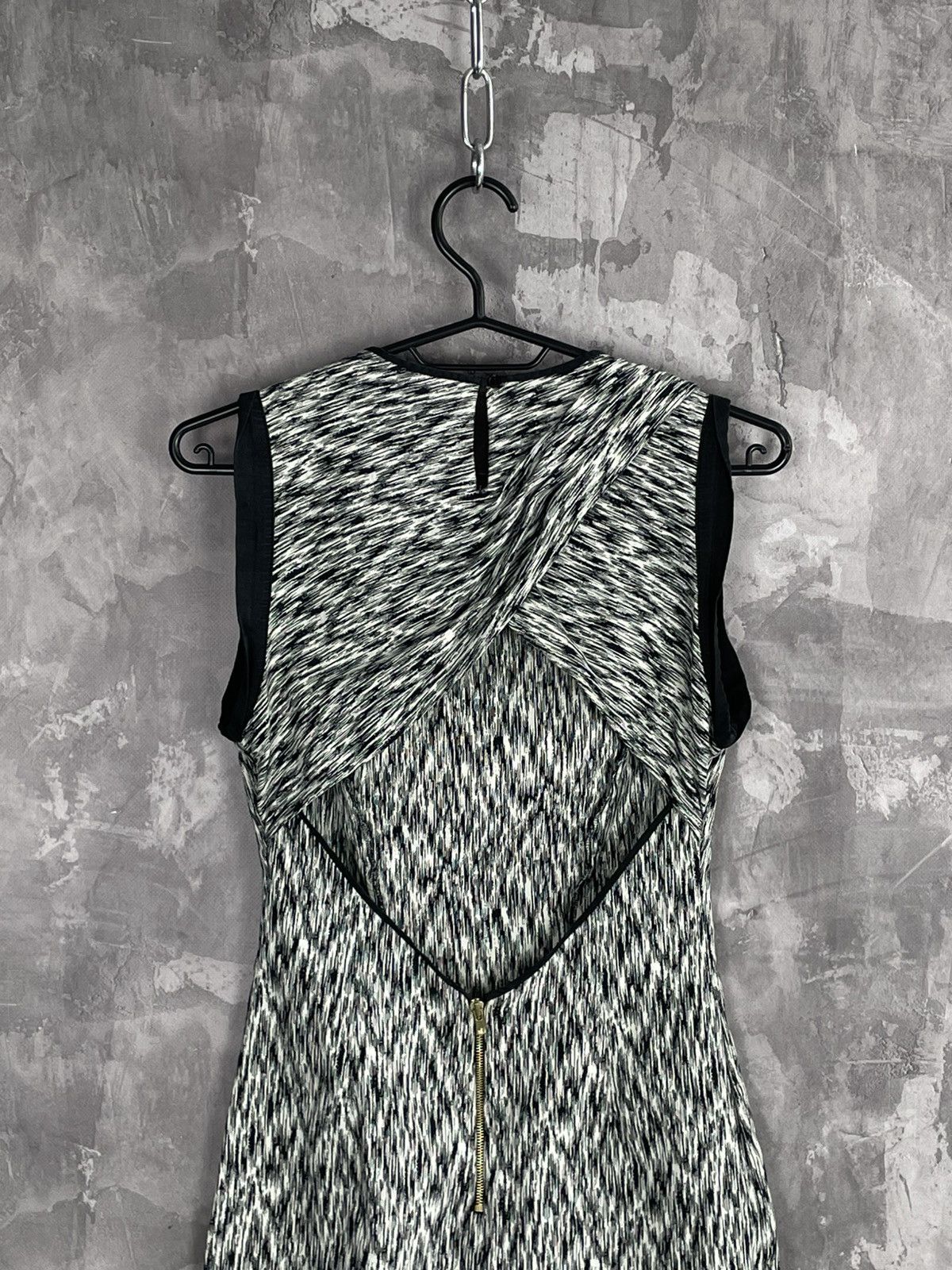 Sandro × Vintage Vintage Sandro 00s Luxury Aestetic Unique Zip Dress Size S / US 4 / IT 40 - 9 Thumbnail