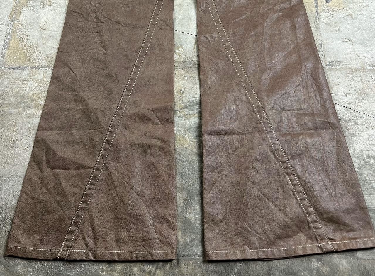 Tornado Mart Tornado Mart - Waxed Flared Jeans Size US 34 / EU 50 - 6 Thumbnail