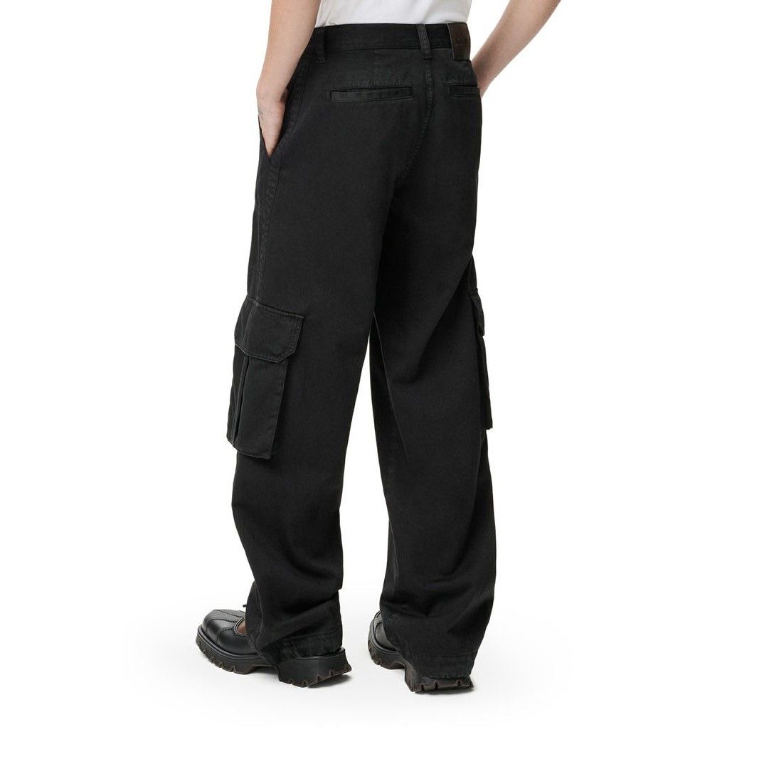 Loewe LOEWE Black Cotton Cargo Pants New & Authentic (Men's size:U Size US 30 / EU 46 - 2 Thumbnail