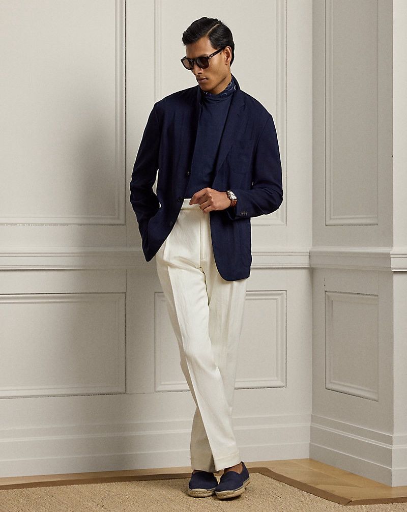 Ralph Lauren Purple Label Ralph Lauren - Purple Label Hand Tailored Cashmere Blazer Size 36R - 9 Thumbnail