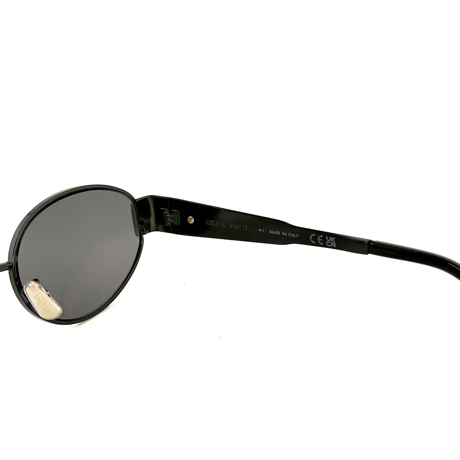 Celine CELINE CL40235U 40235 METAL TRIOMPHE Black Sunglasses 01A Size ONE SIZE - 7 Thumbnail