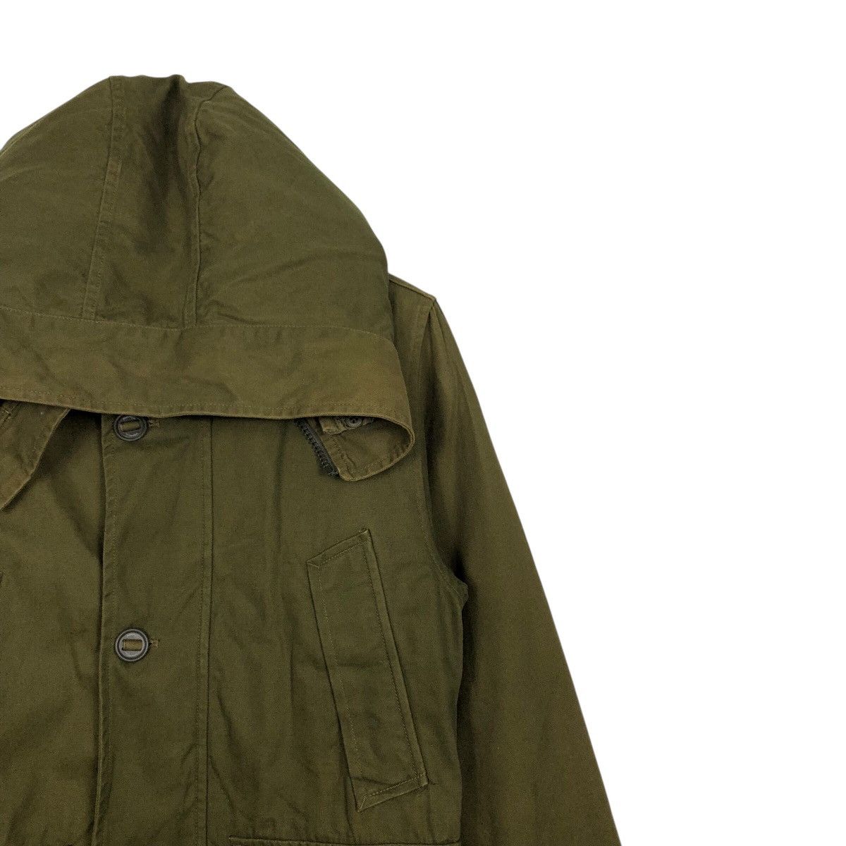 Japanese Brand 🔥 JOURNAL STANDARD Sherpa-Lined Hooded M-65 Field Jacket Size US M / EU 48-50 / 2 - 7 Thumbnail
