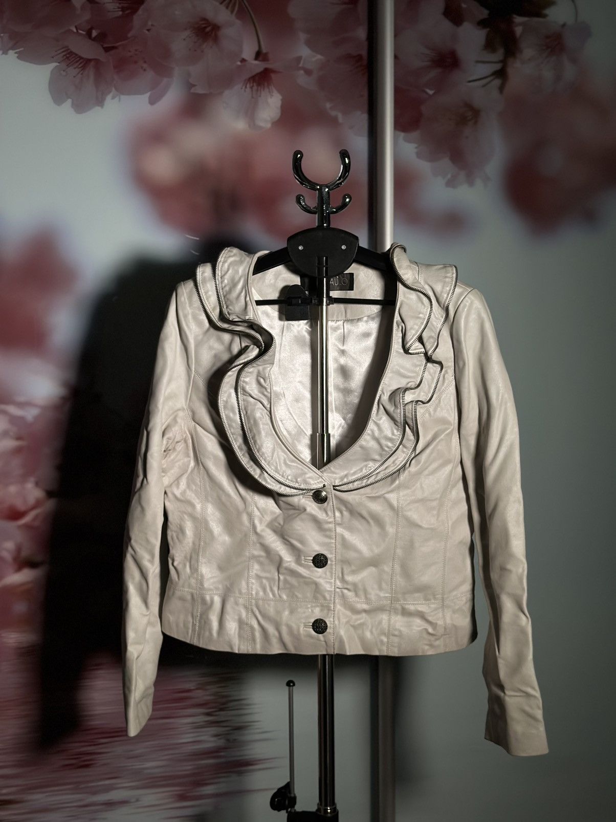 Vintage Sao paulo leather jacket women vintage Size XL / US 12-14 / IT 48-50 - 2 Thumbnail