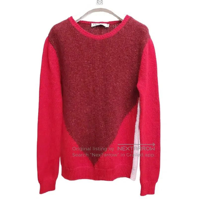 Dior Dior Colorblock Wool Long Sleeve Sweater . Size S / US 4 / IT 40 - 1 Thumbnail