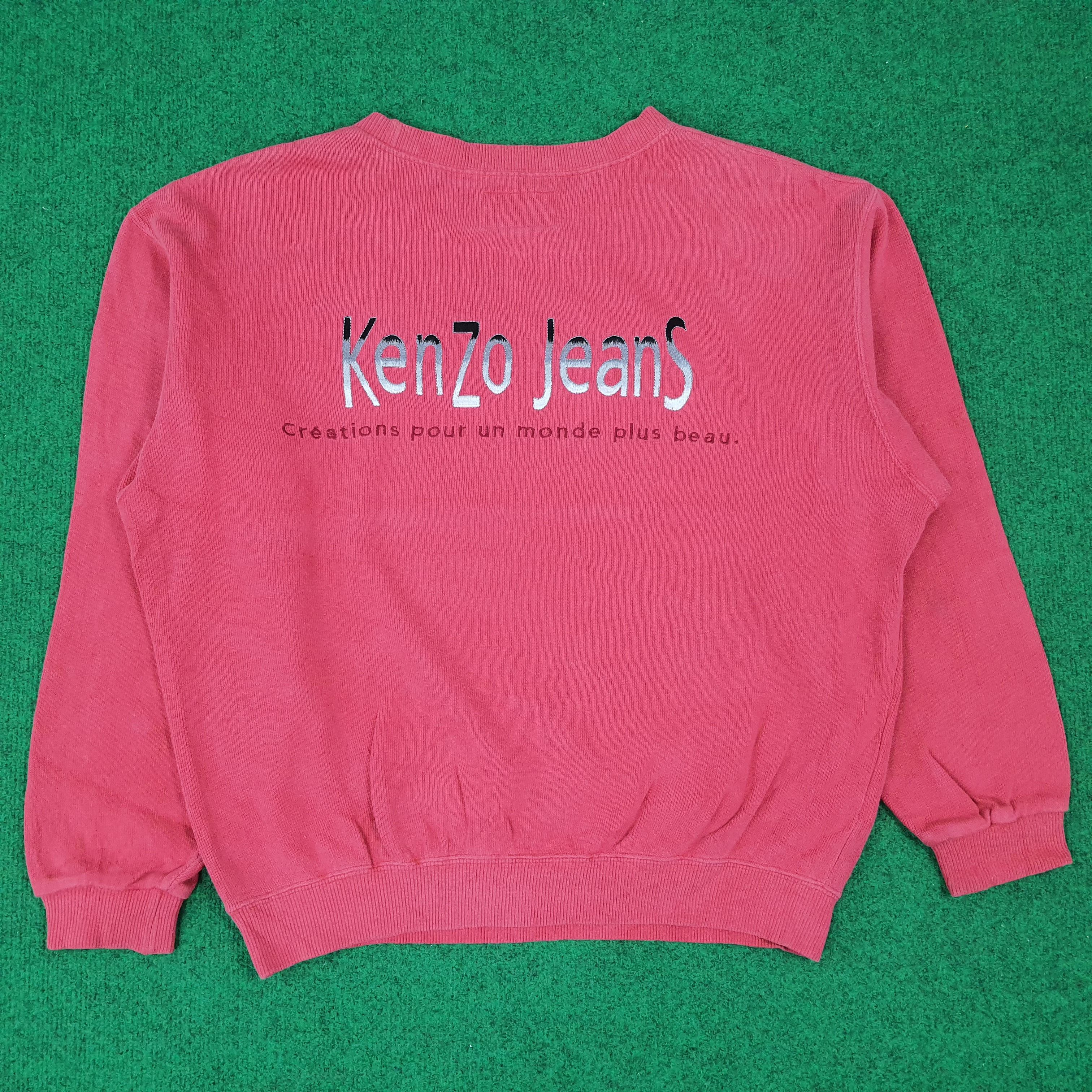 Kenzo Vintage Kenzo Jeans Japan Sweatshirt C271N21 Size US L / EU 52-54 / 3 - 3 Thumbnail