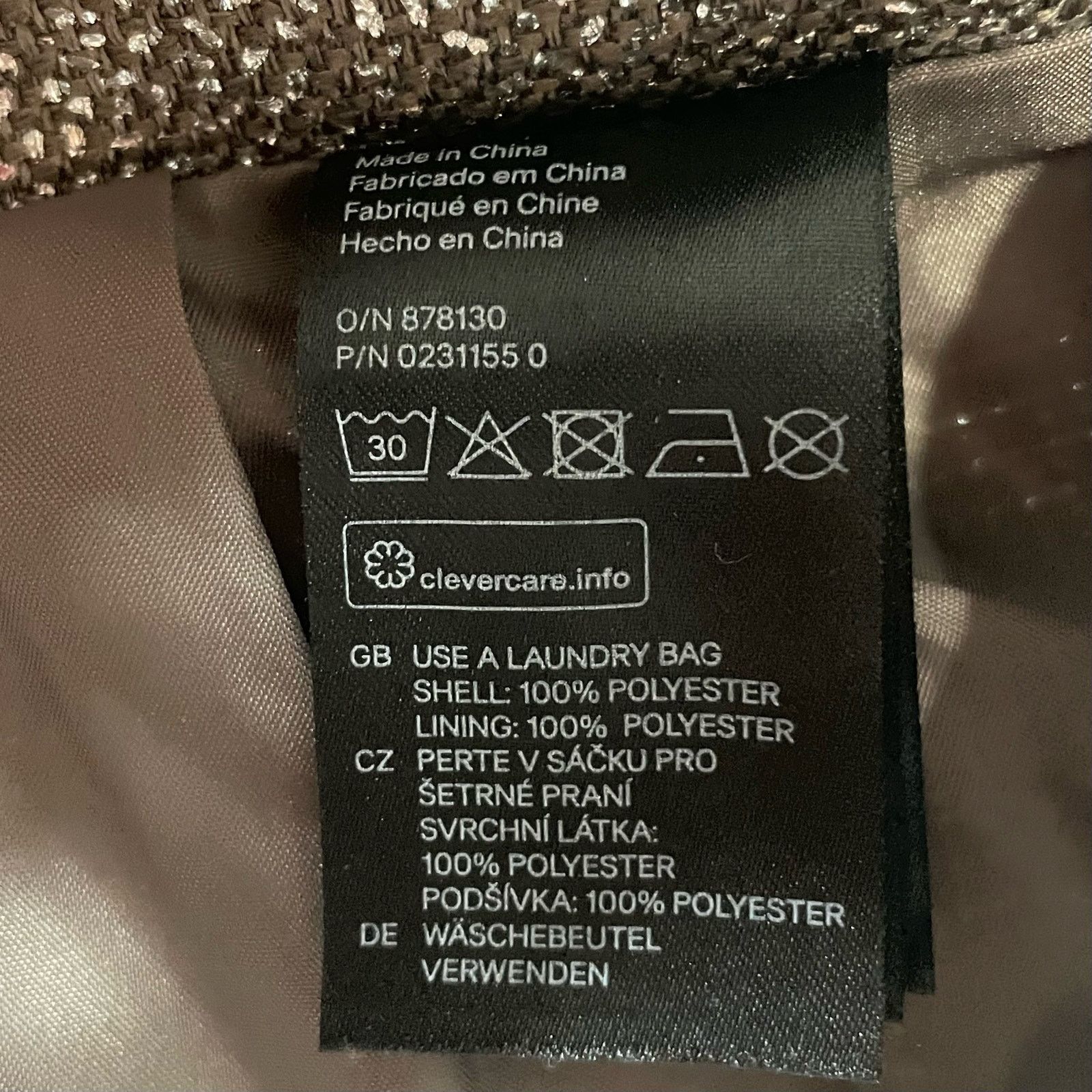 H&M NWOT H&M Metallic Skirt Size 28" / US 6 / IT 42 - 5 Thumbnail