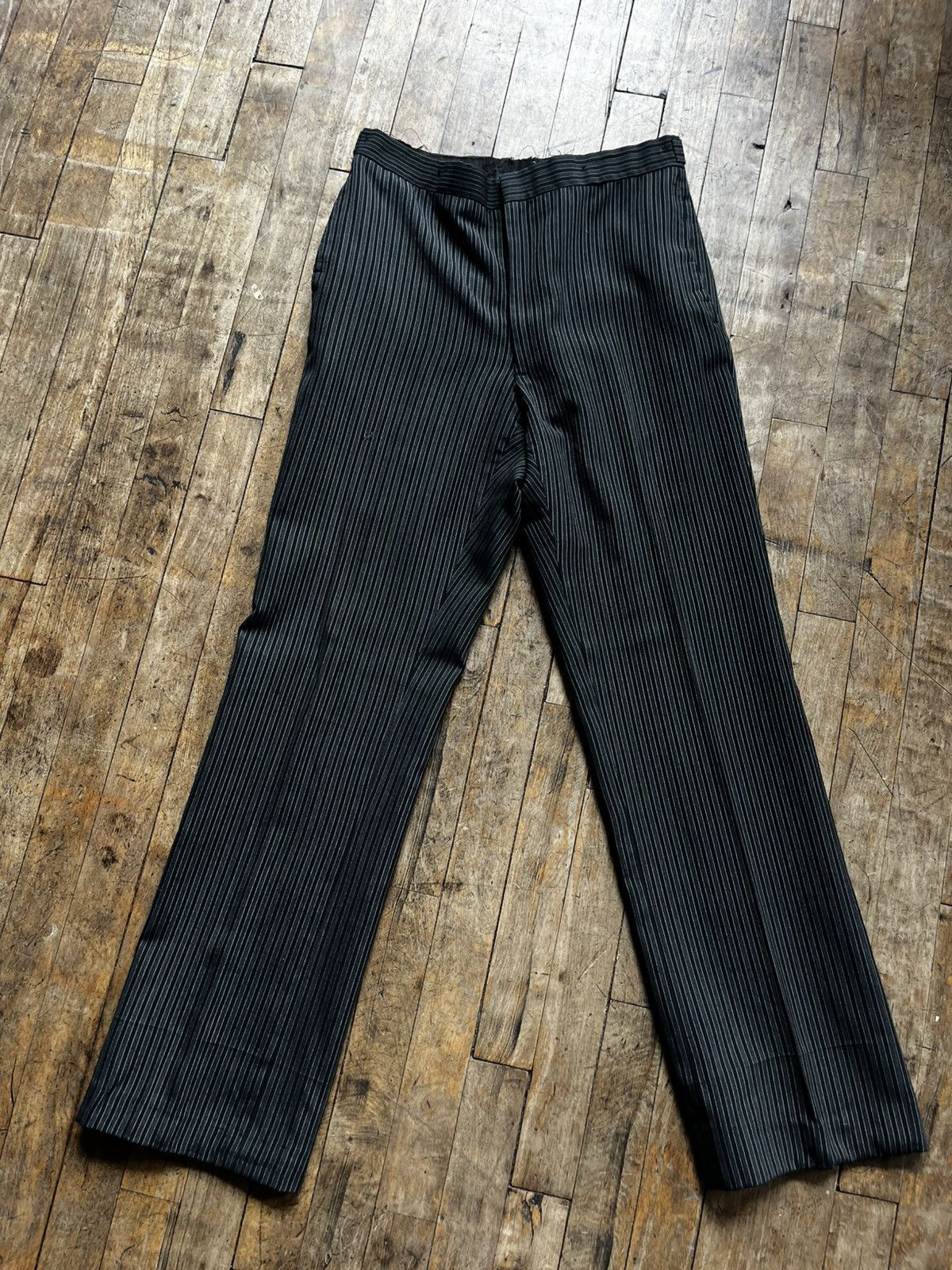 Vintage 1960s pinstripe slacks Size US 29 - 1 Thumbnail