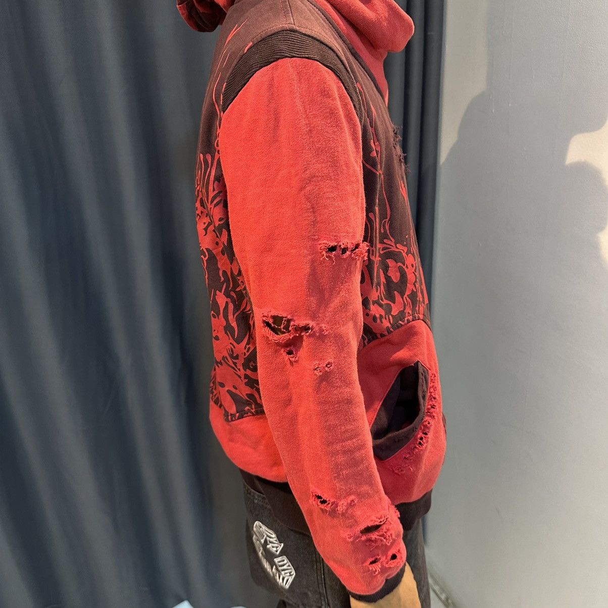 If Six Was Nine GRUNGE EMO HOODIE DISTRESSED JAPANESE BRAND Size US L / EU 52-54 / 3 - 5 Thumbnail