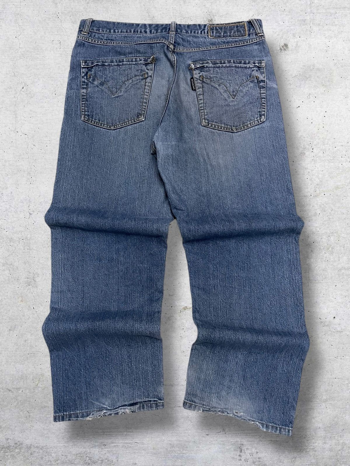 Sessions VINTAGE SESSIONS STREETWEAR DESIGNER US BAGGY DENIM STYLE Size US 34 / EU 50 - 9 Thumbnail