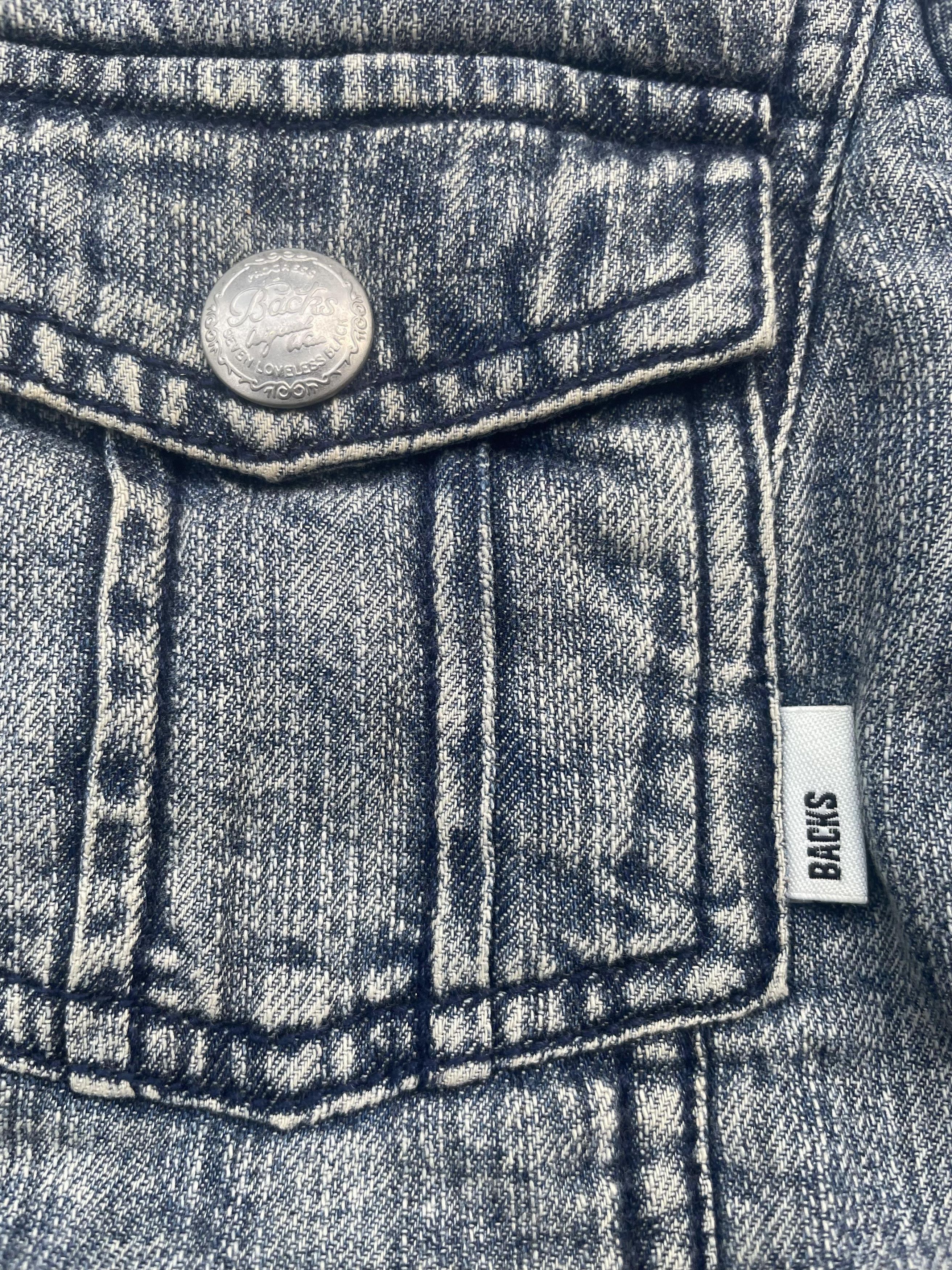 Japanese Brand Backs Denim Parka Jacket Size S / US 4 / IT 40 - 7 Thumbnail
