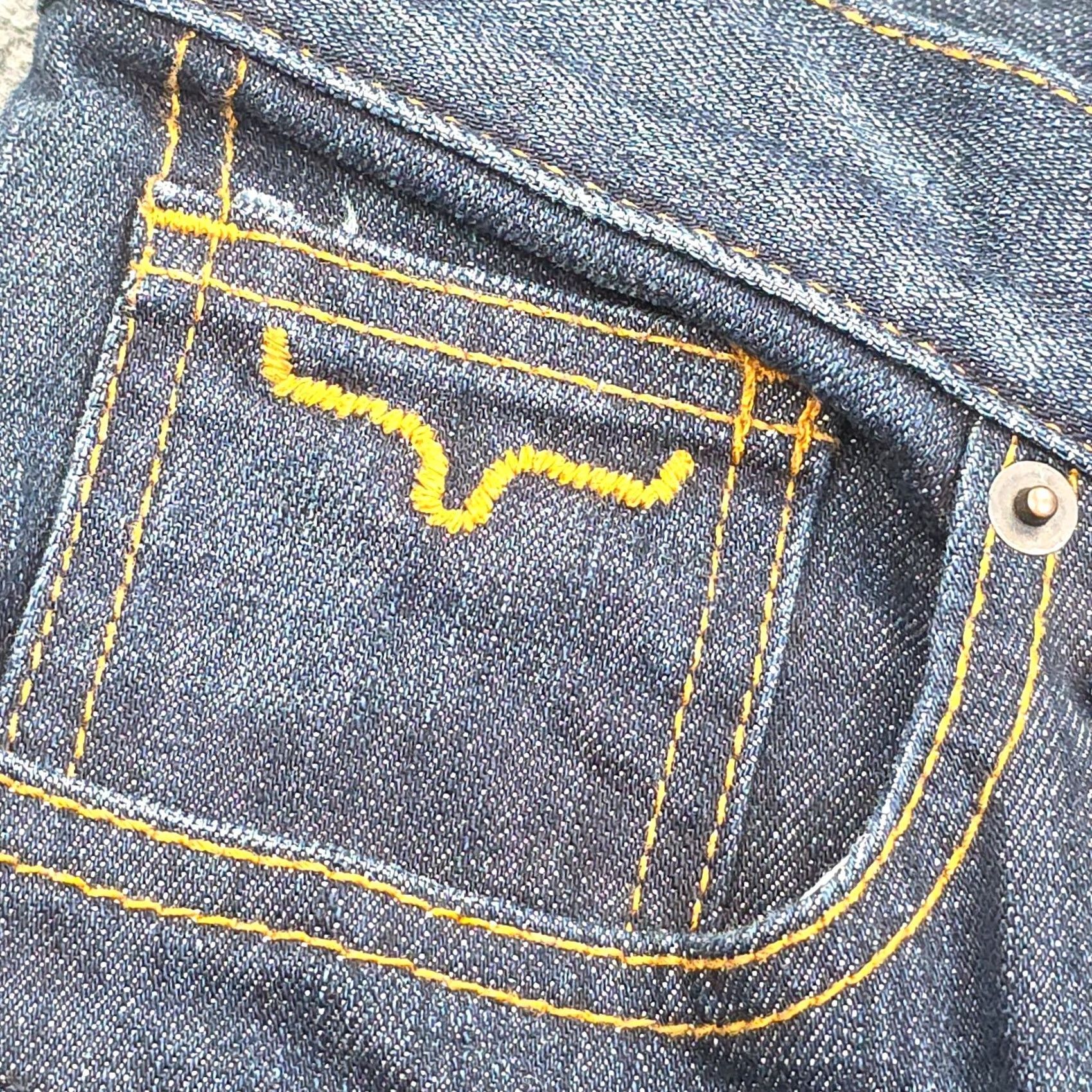 Vintage Kimes Ranch Jeans ROGER Bootcut Western USA Blue Men's 28 x 32 Slim Fit Size US 28 / EU 44 - 7 Thumbnail