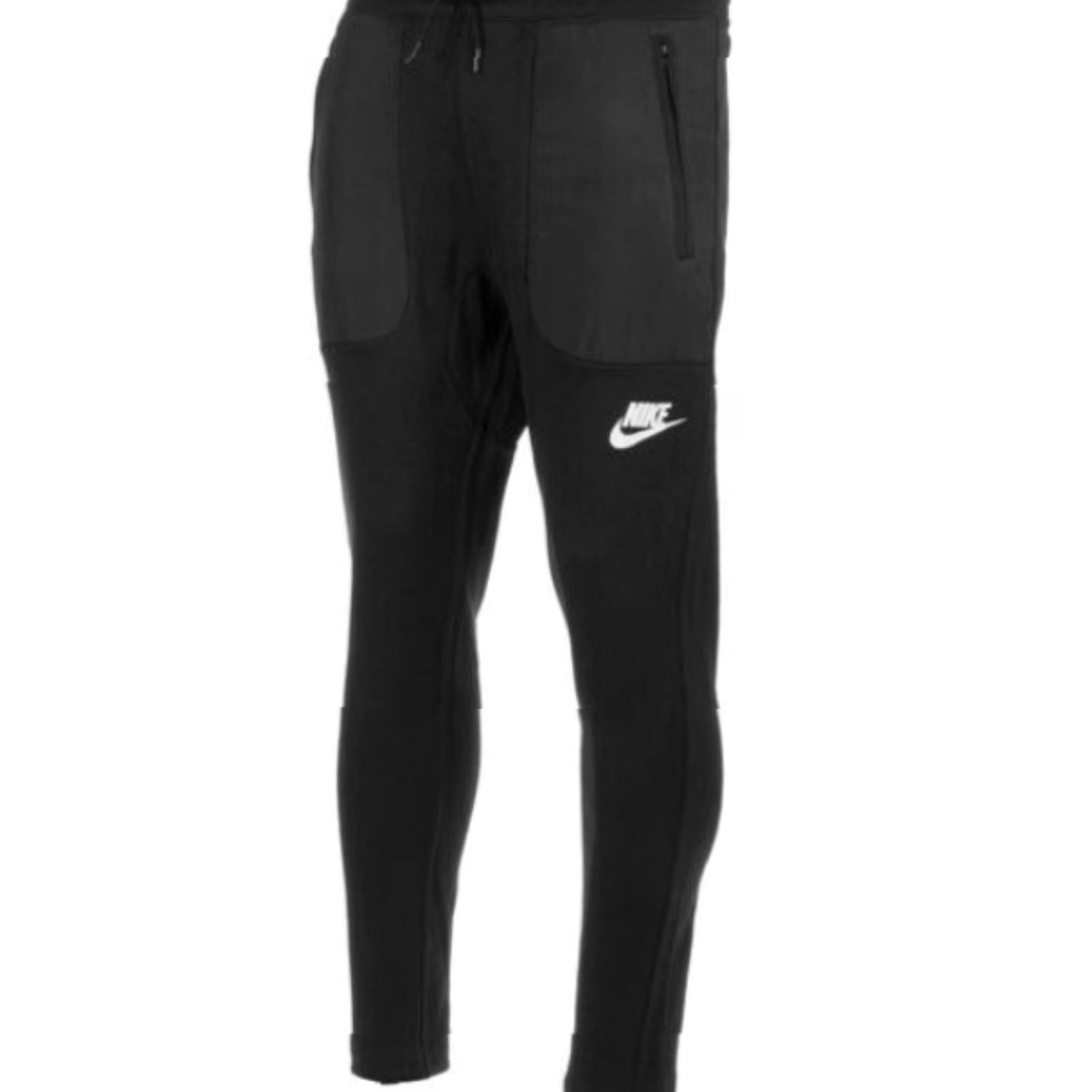 Nike Nike Sweatpants Mens Athletic Drawstring Pockets Black 806674-010 M Size US 31 - 2 Thumbnail