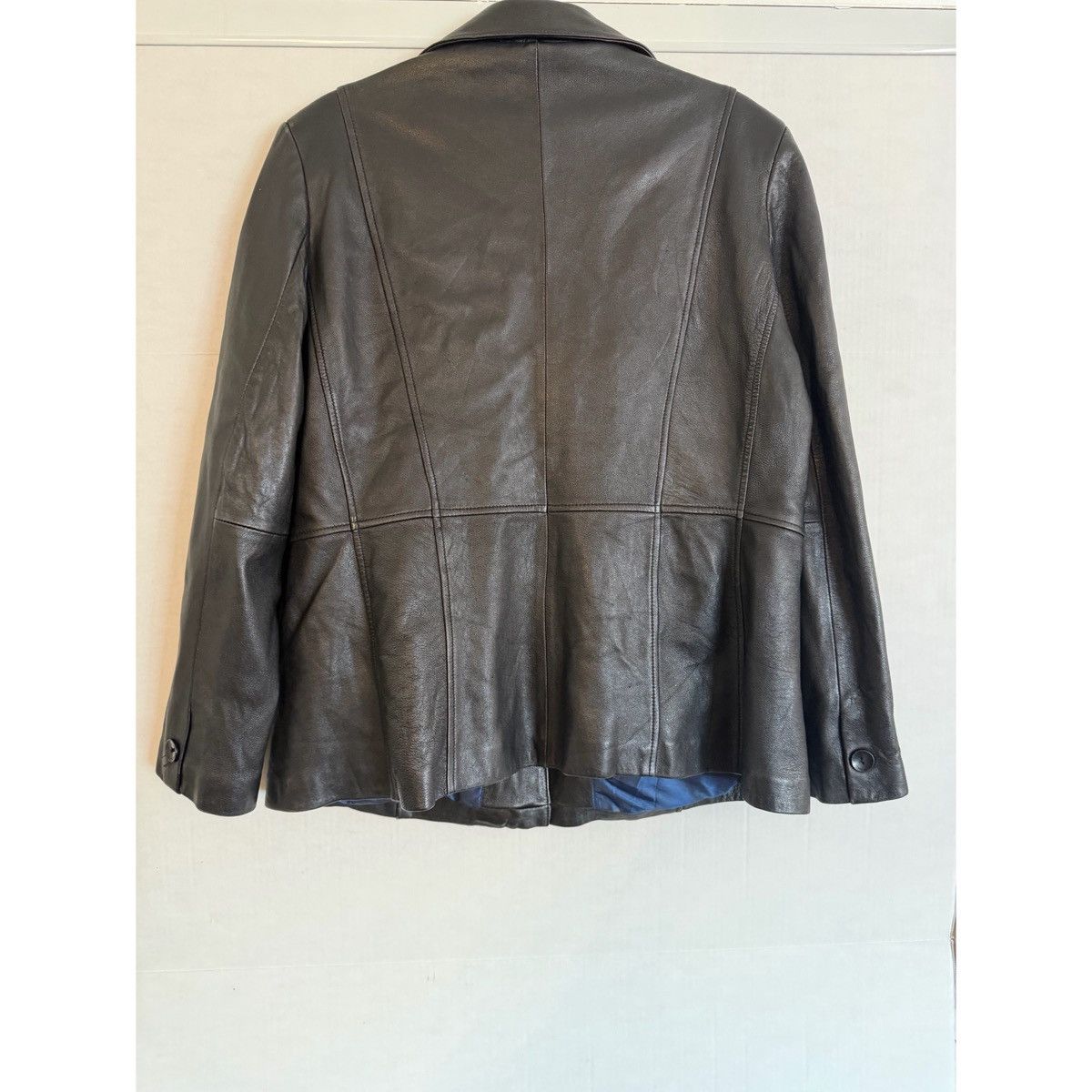 Wilsons Leather WILSONS PELLE STUDIO VINTAGE BLAZER LEATHER JACKET Size XL / US 12-14 / IT 48-50 - 2 Thumbnail