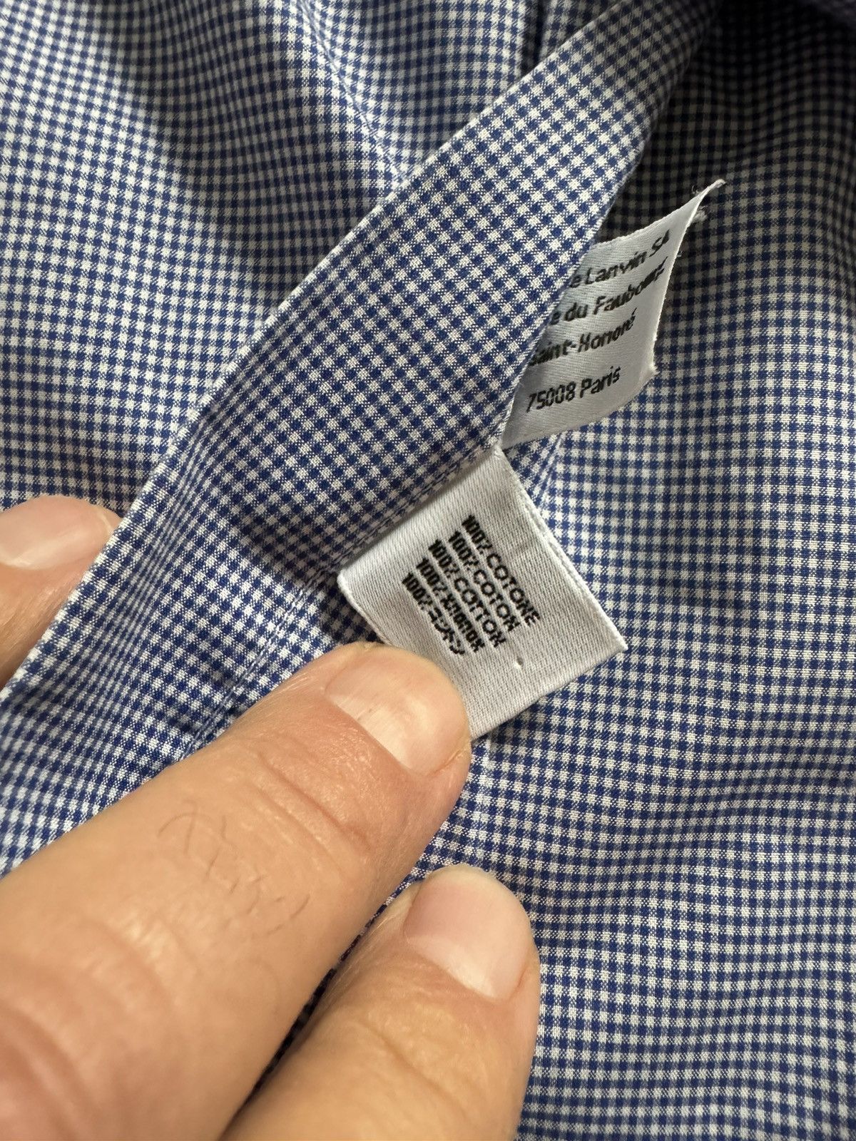 Lanvin LANVIN men shirt SEE REAL TAPE MEASUREMENTS IN PHOTOS Size US L / EU 52-54 / 3 - 8 Thumbnail