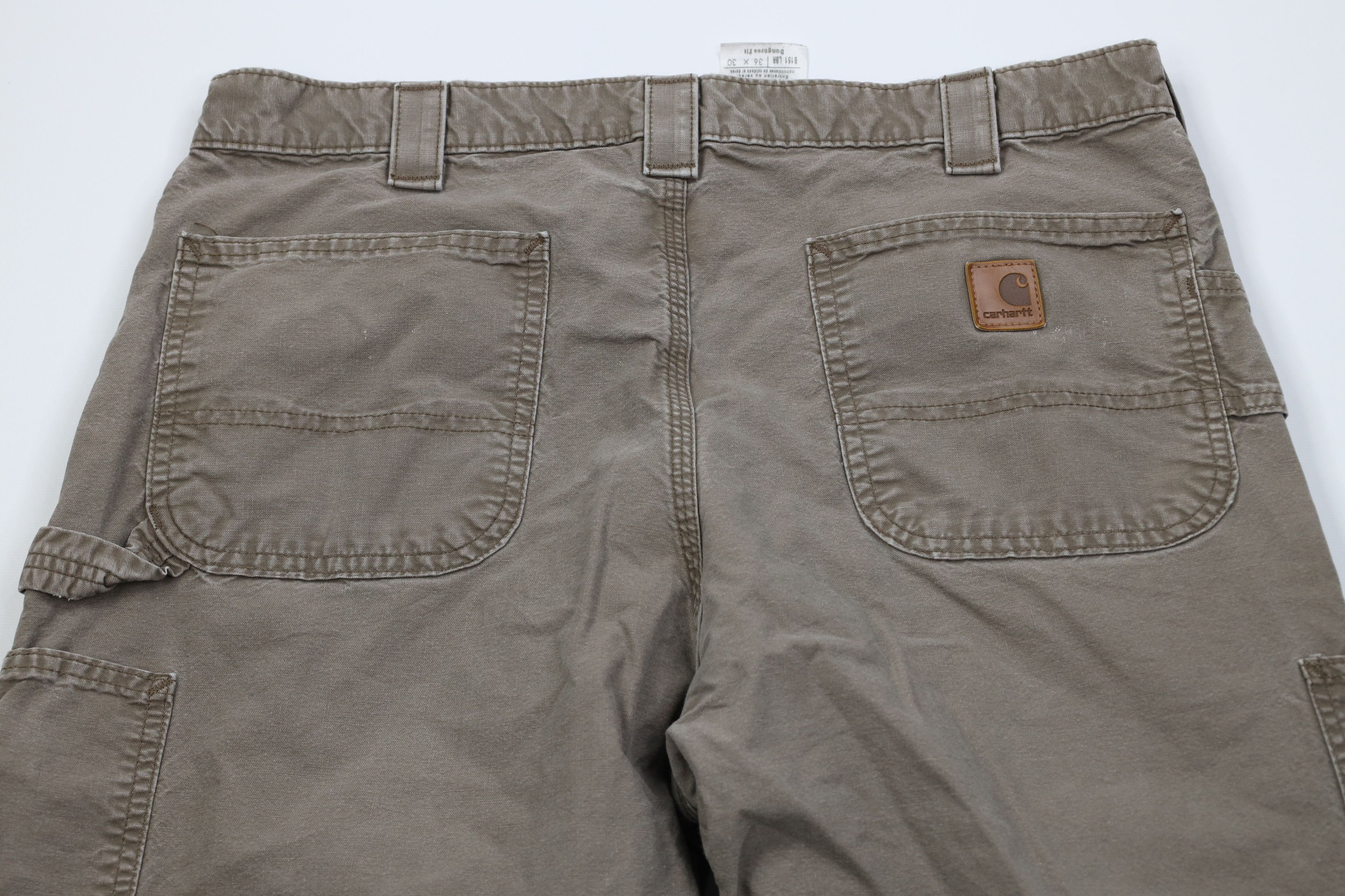 Carhartt Vintage Y2K Carhartt Wide Leg Dungaree Pants Light Cotton Size US 36 / EU 52 - 8 Thumbnail
