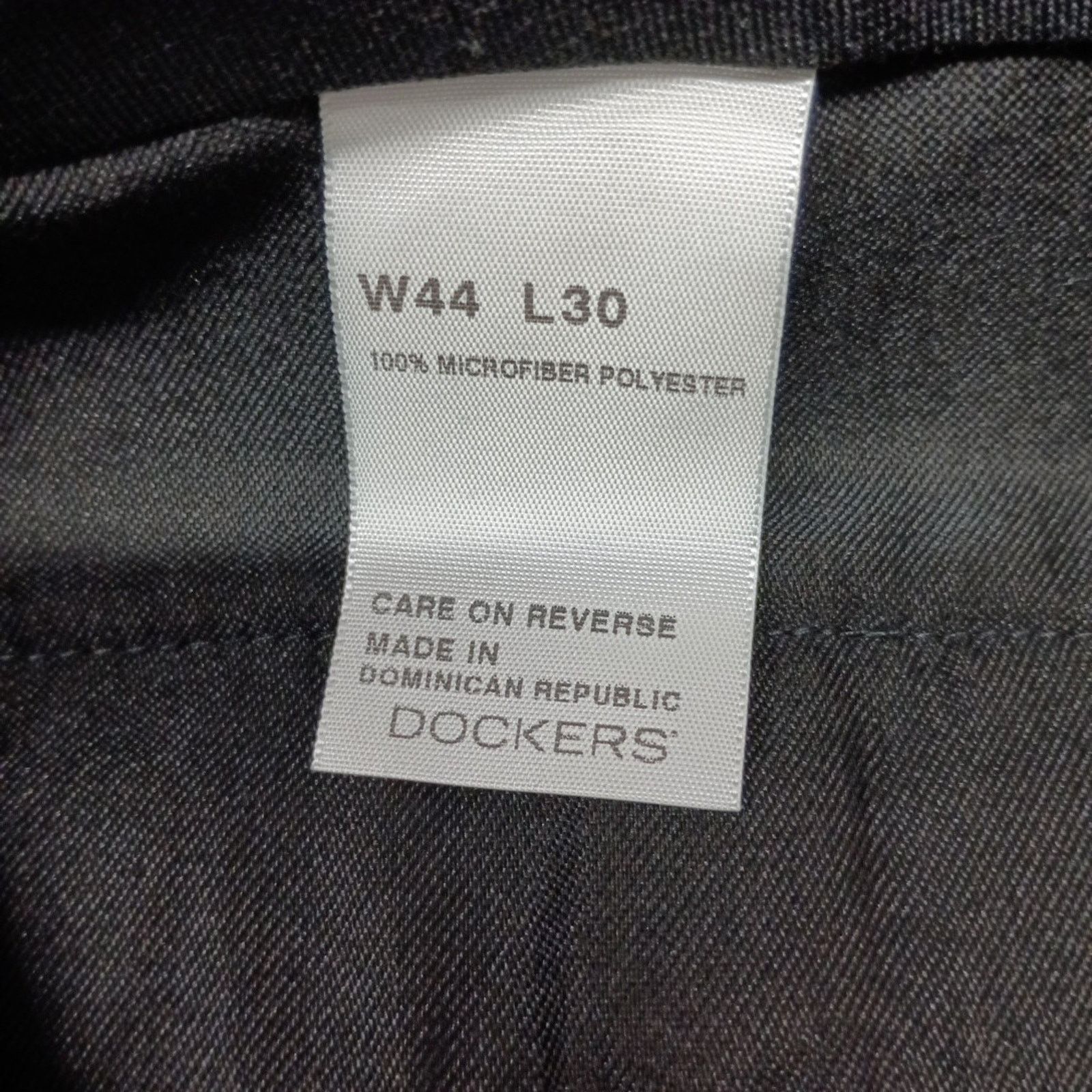 Dockers Dockers Textured Microfiber Dress Pants Men’s Size 44x30 Blk Size US 44 / EU 60 - 5 Thumbnail