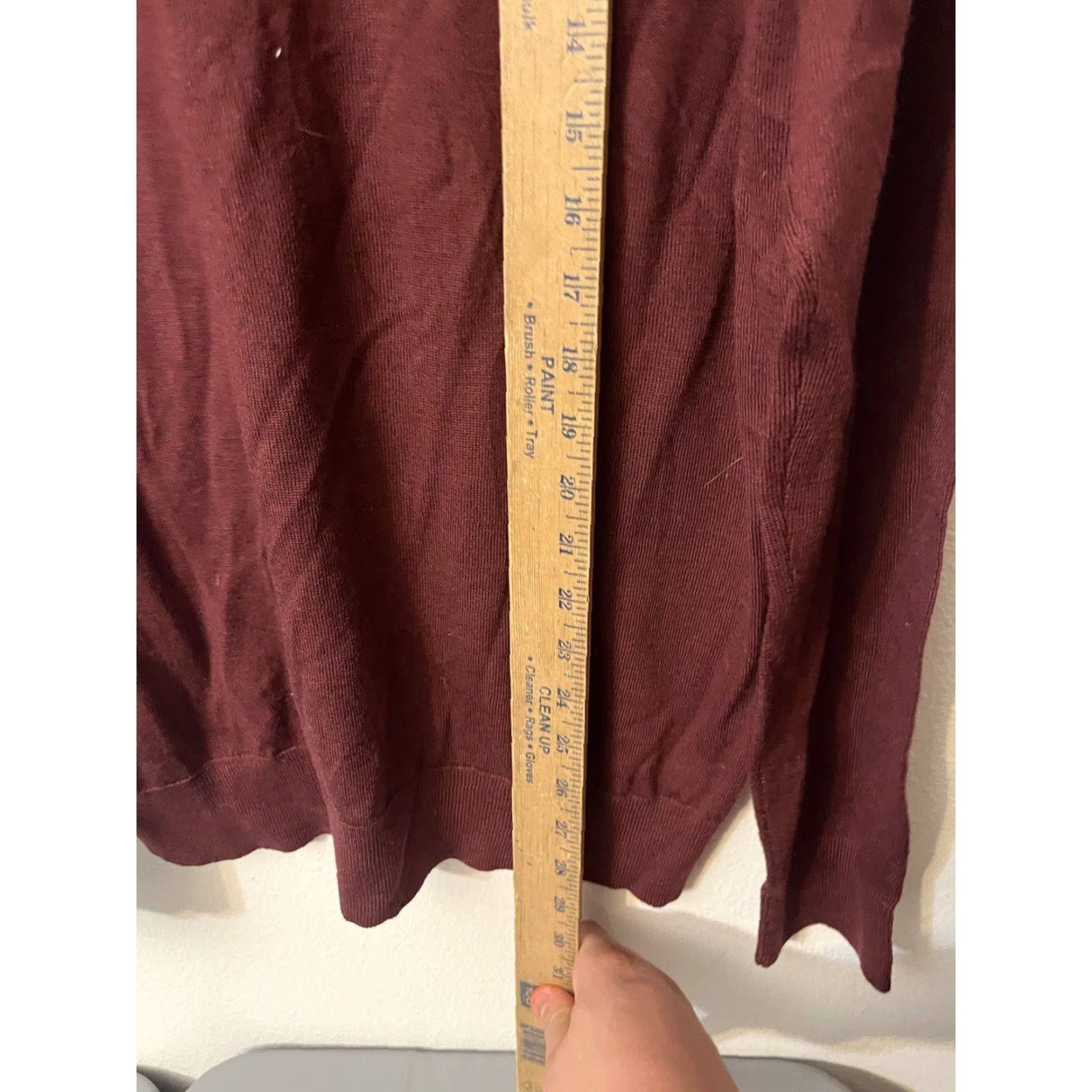 Charles Tyrwhitt VINTAGE Charles Tyrwhitt Sweater Mens Large Maroon Crew Neck Dadcore Size US L / EU 52-54 / 3 - 4 Thumbnail