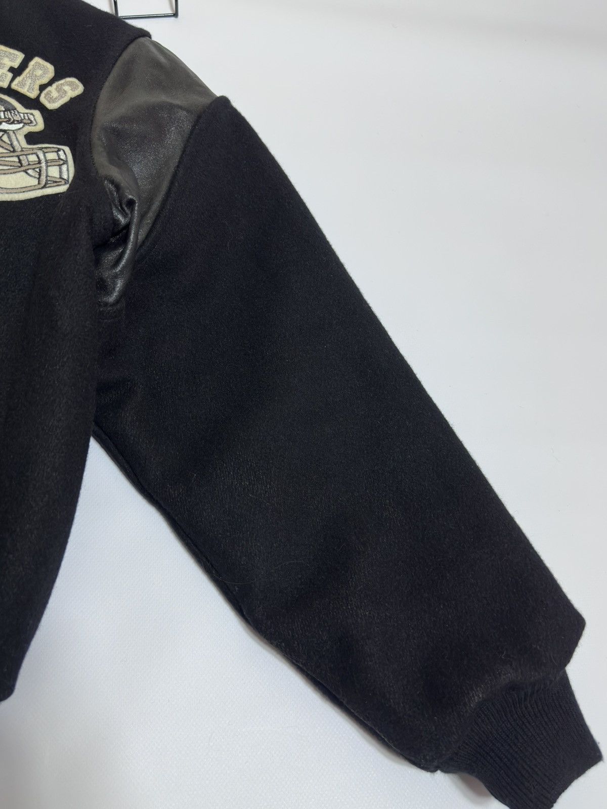 NFL Vintage 90 Raiders Chalk Line Wool Varsity Jacket USA Size M Size US M / EU 48-50 / 2 - 11 Thumbnail