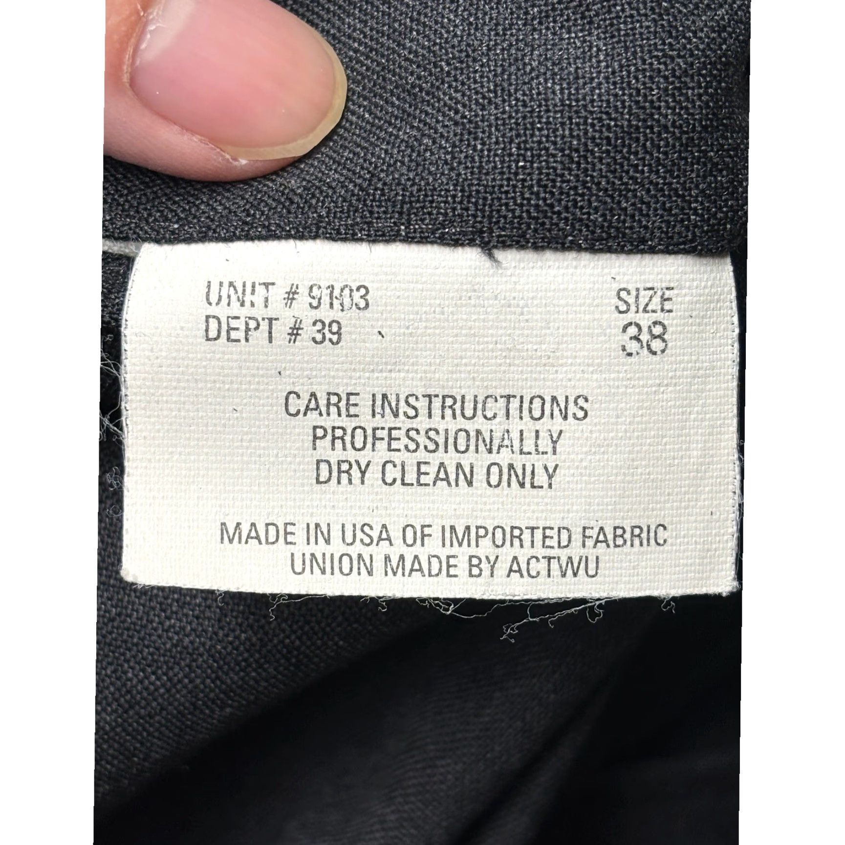 Brooks Brothers VINTAGE Brooks Brothers Dress Pants Men Wool Charcoal Gray 38x32 Pleated Cuffed Straight Front Zip Button Size US 38 / EU 54 - 7 Thumbnail