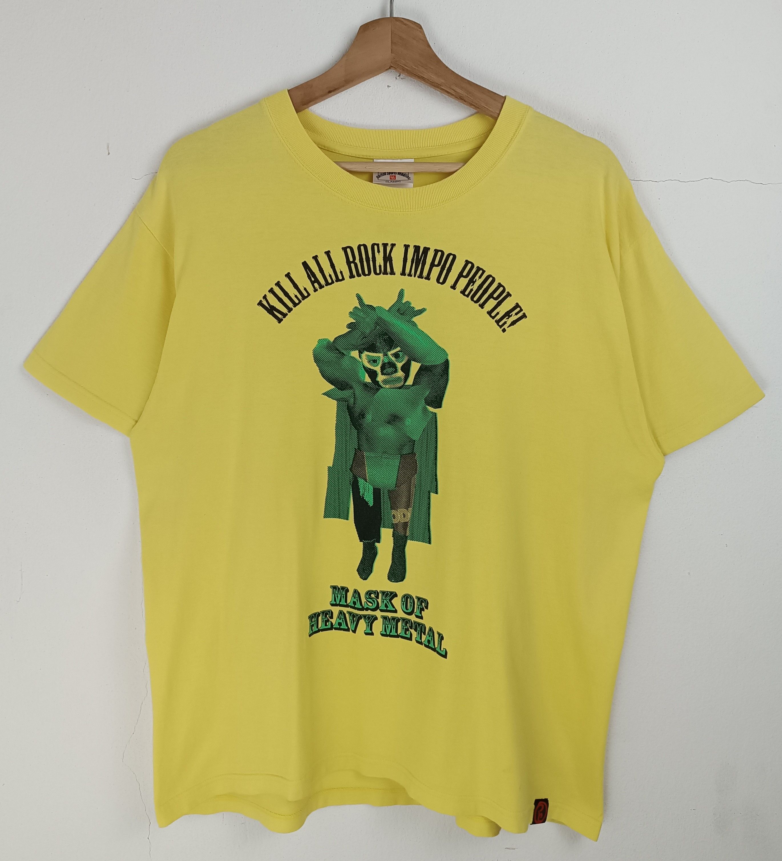 Band Tees VINTAGE MAXIMUM THE HORMONE MASK OF HEAVY METAL 10feet sim Size US L / EU 52-54 / 3 - 4 Thumbnail