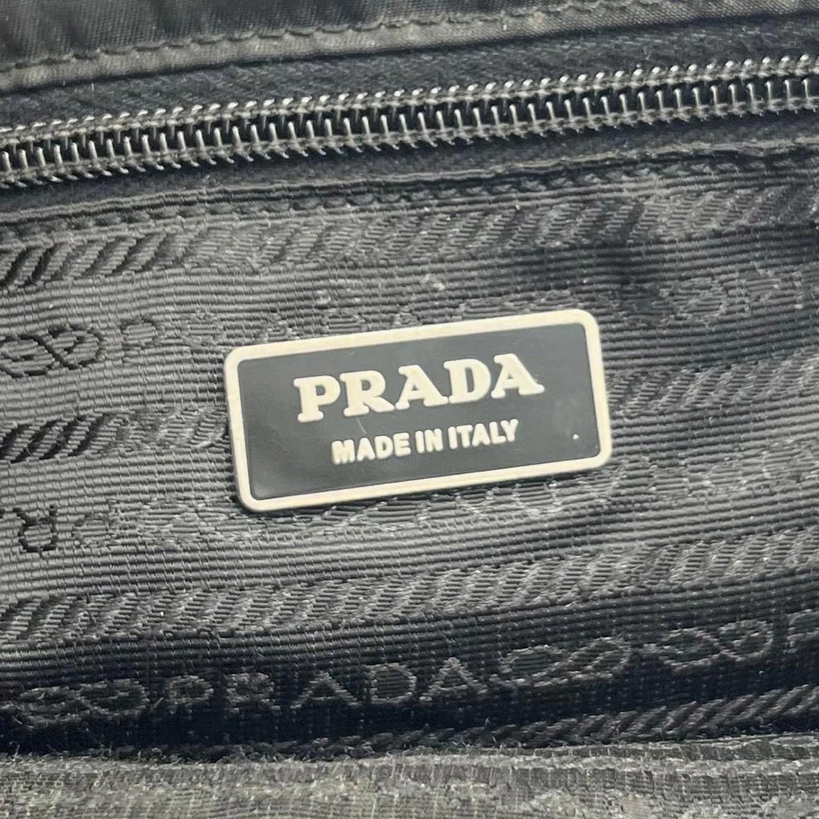Prada Prada - Black Nylon Men's Shoulder Bag Size ONE SIZE - 7 Thumbnail