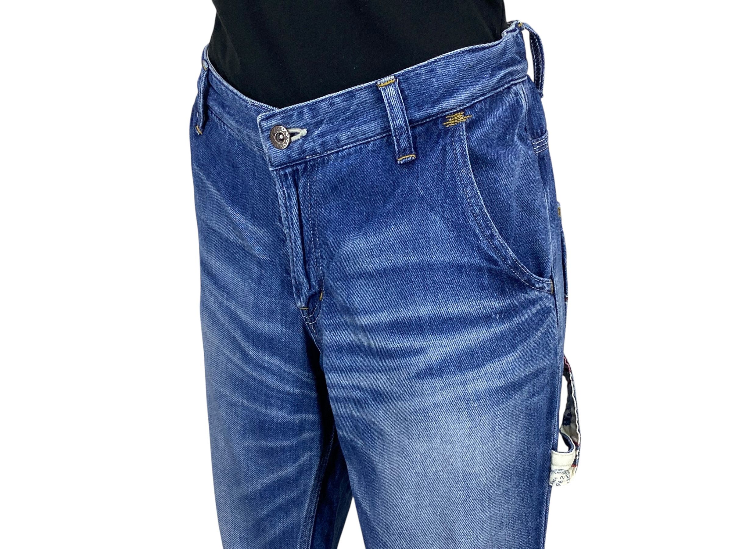 Japanese Brand Betty Smith Carpenter Pants Buckle Back Denim –Made in Japan Size 26" / US 2 / IT 38 - 6 Thumbnail