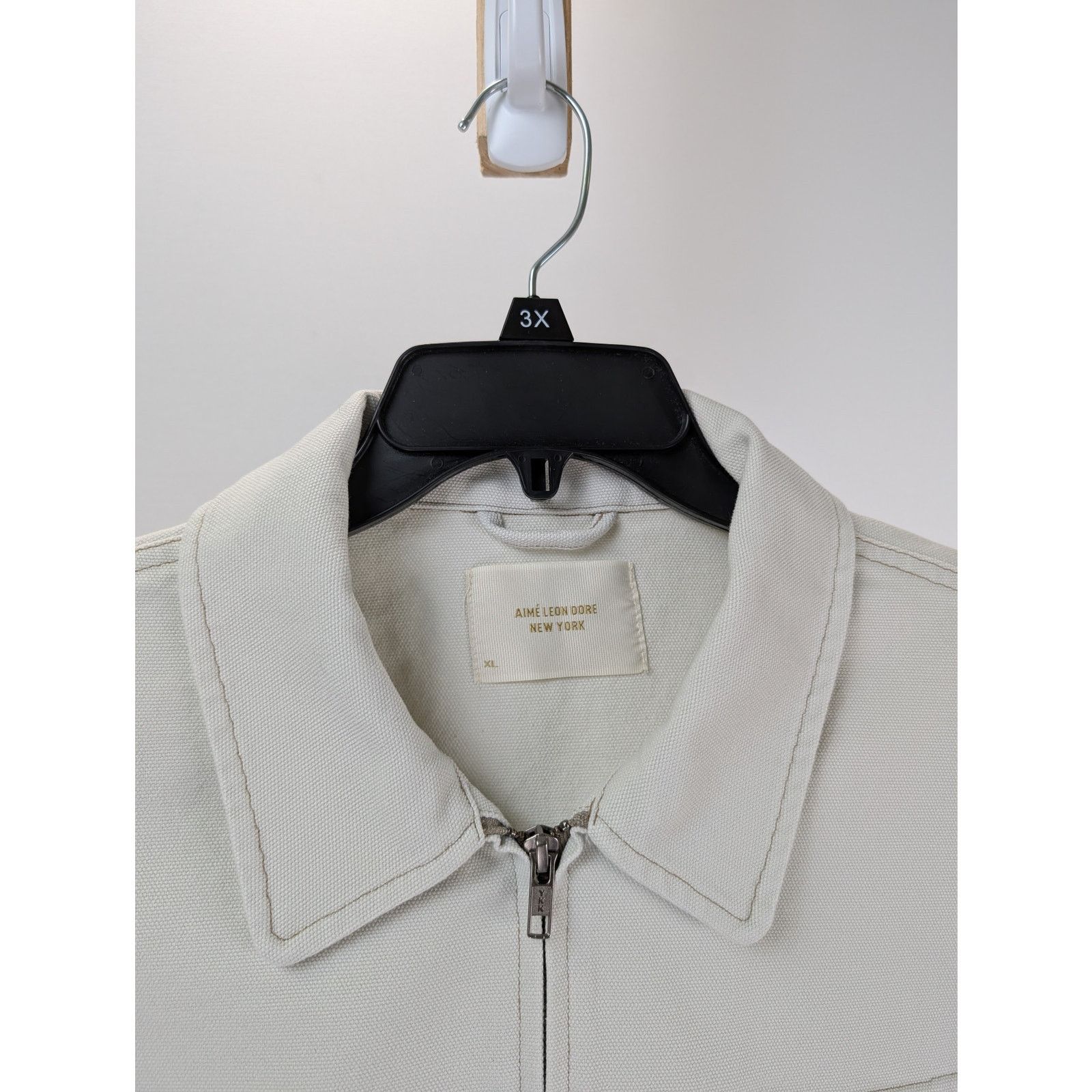 Aime Leon Dore o1rshd1 Trapunto Workwear Jacket in Silver Birch Size US XL / EU 56 / 4 - 7 Thumbnail