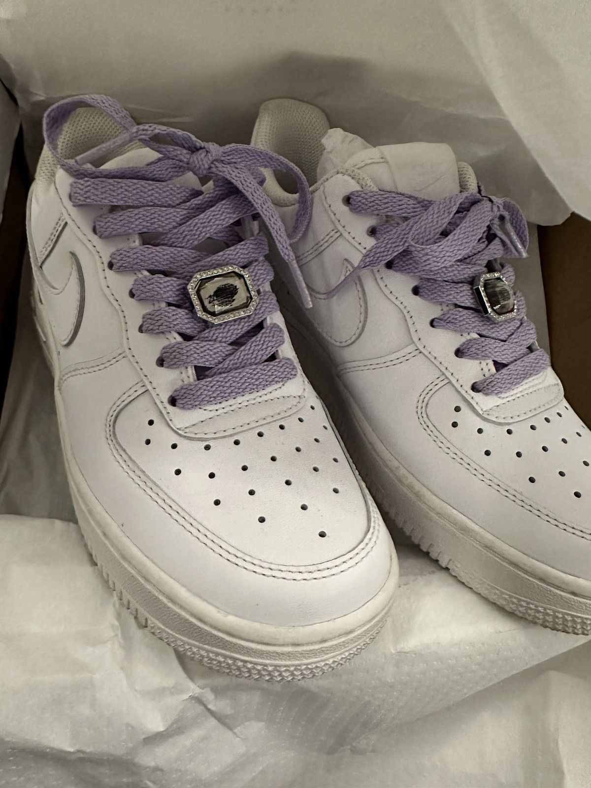 Nike Lavender Nikes Size US 6.5 / IT 36.5 - 4 Thumbnail