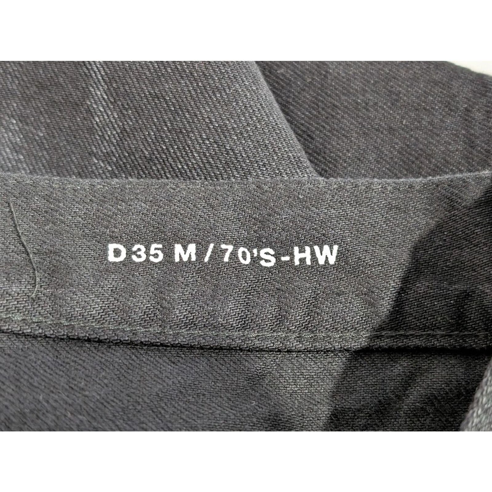 Saint Laurent Paris o1rshd1 D35 70's Flare Denim Jeans in Black Size US 32 / EU 48 - 16 Thumbnail