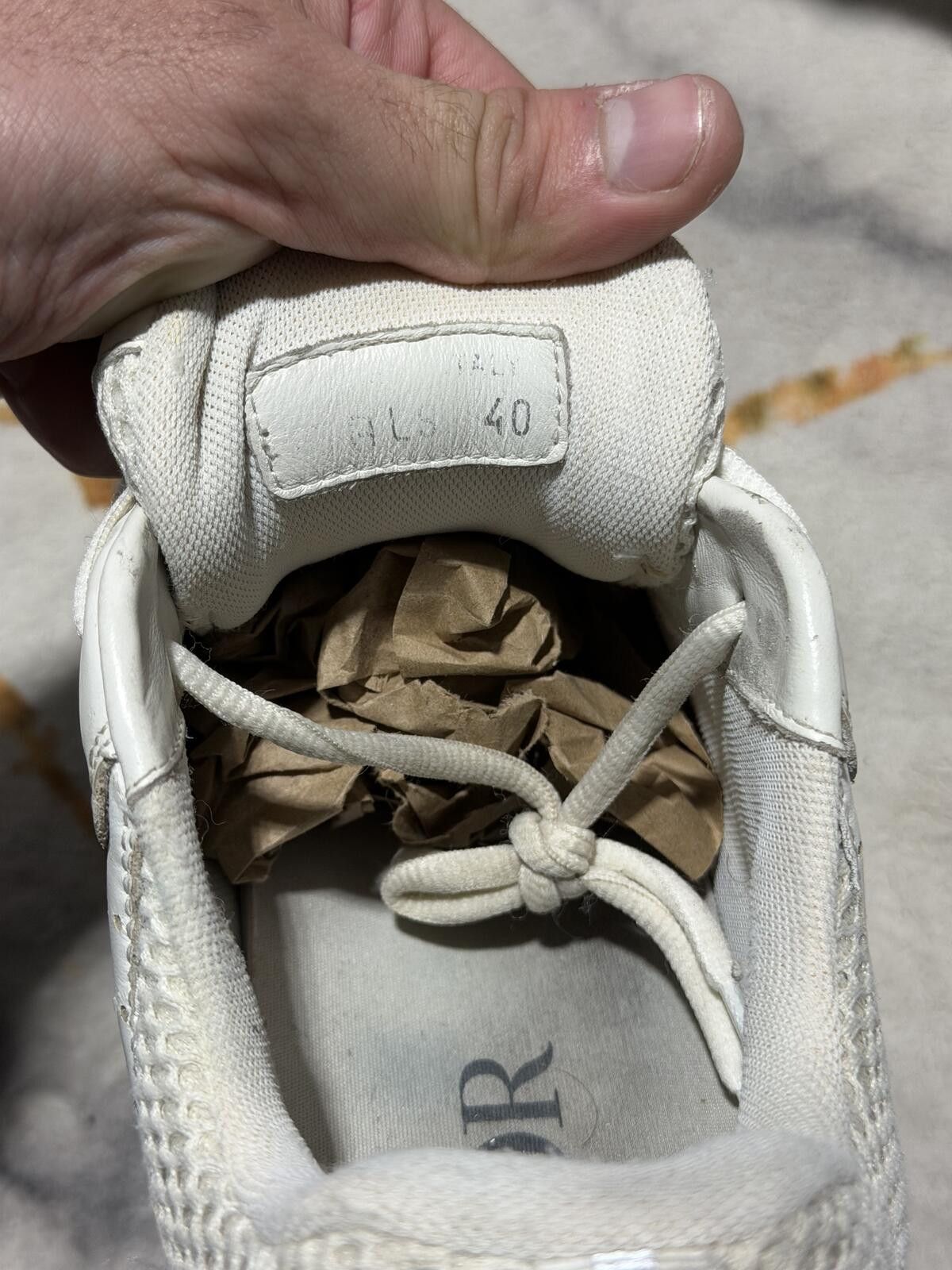 Dior Dior B22 Triple White Silver - Sz 7US (8.5W) Size US 7 / EU 40 - 8 Thumbnail