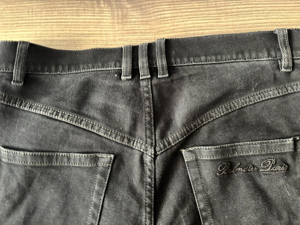 Balmain Balmain Logo-embroidered straight-leg jeans Size US 32 / EU 48 - 3 Thumbnail