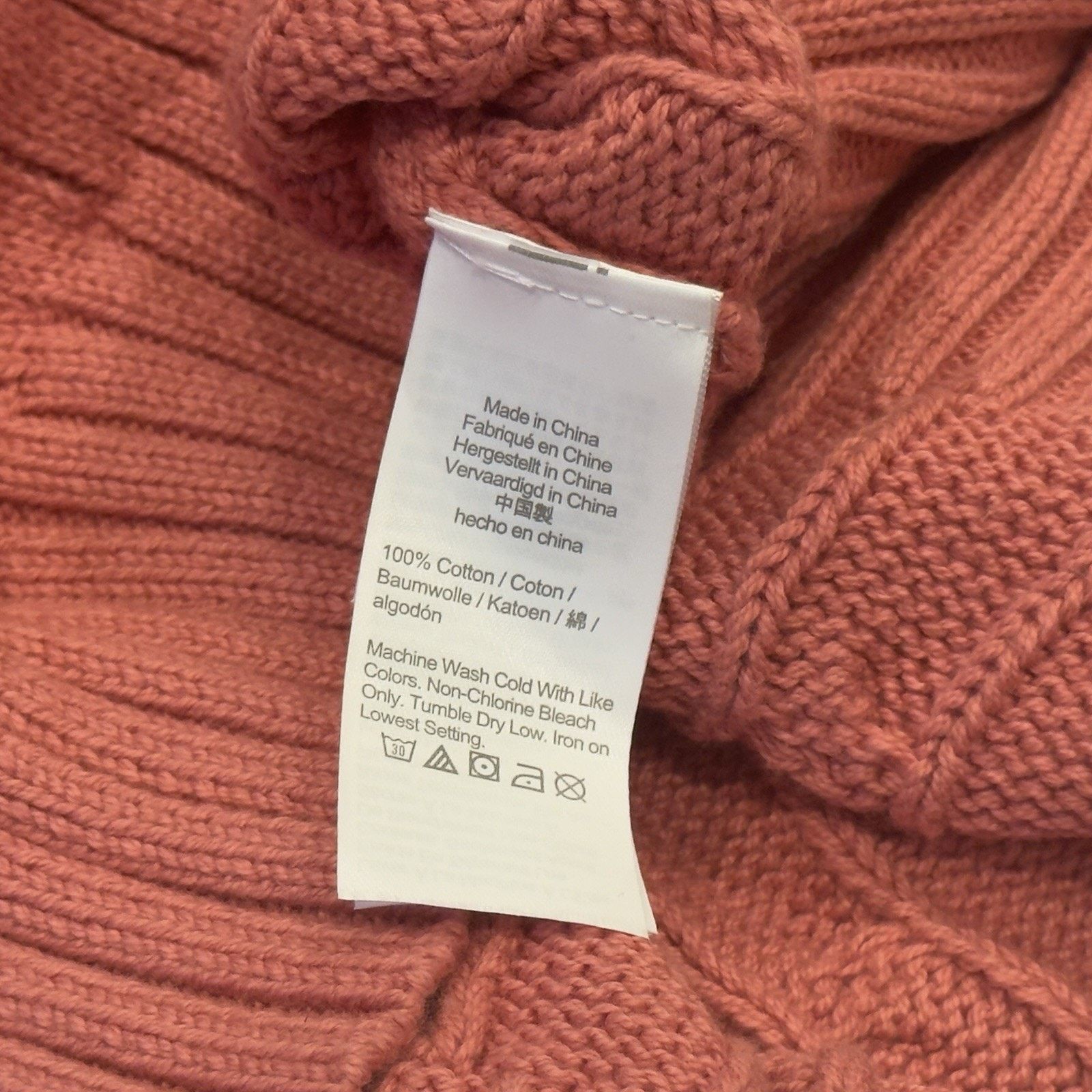 J.Crew J.Crew Tipped Cotton Cable-Knit Sweater in Geranium Size L Size US L / EU 52-54 / 3 - 4 Thumbnail