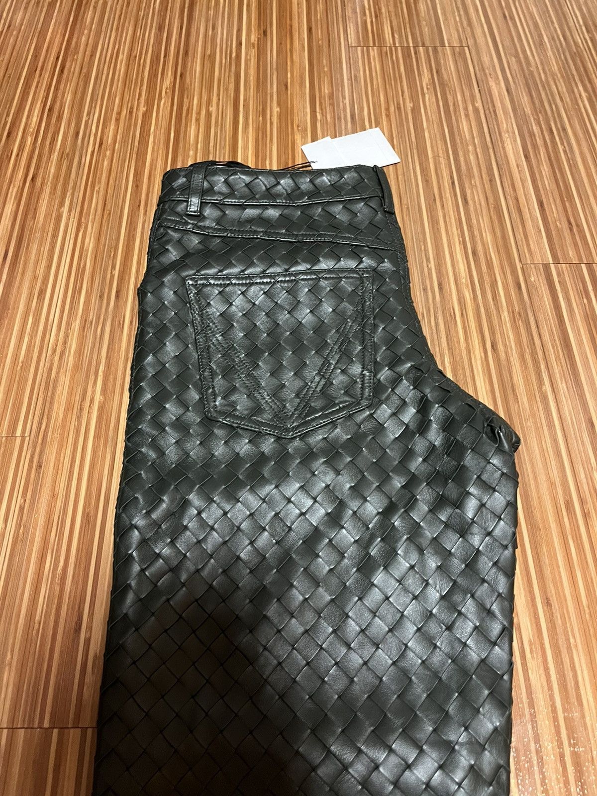 Bottega Veneta Intrecciato Leather Trousers Size US 32 / EU 48 - 11 Thumbnail